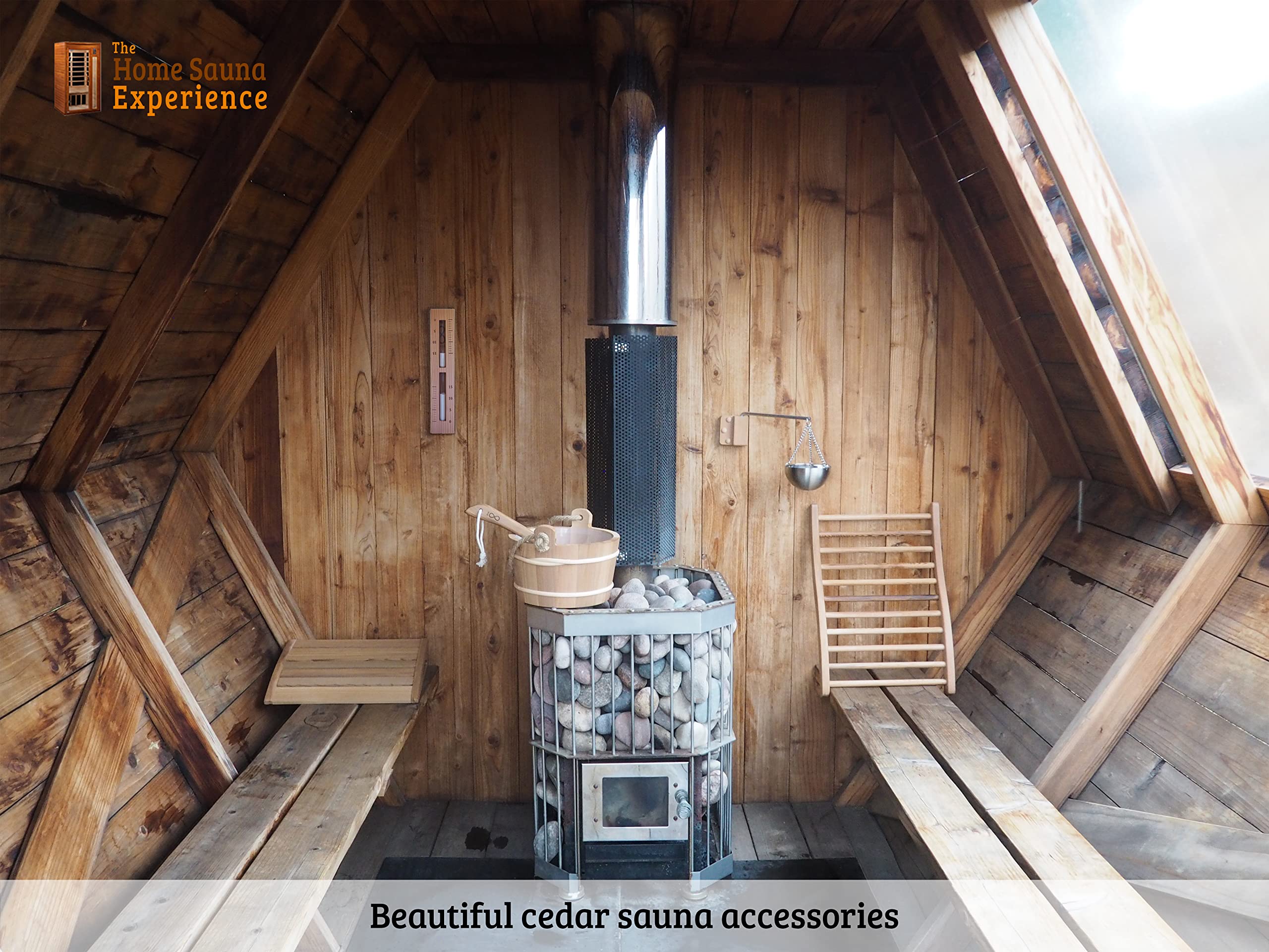Premium HSE Cedar Wood Sauna Sand Timer - 15 Minute Countdown - Natural Aromatherapy Essential Oil Diffuser - Choose Sand Colors (White/Black/Natural) - Perfect for Home Spa, Sauna Rooms & Relaxation Therapy