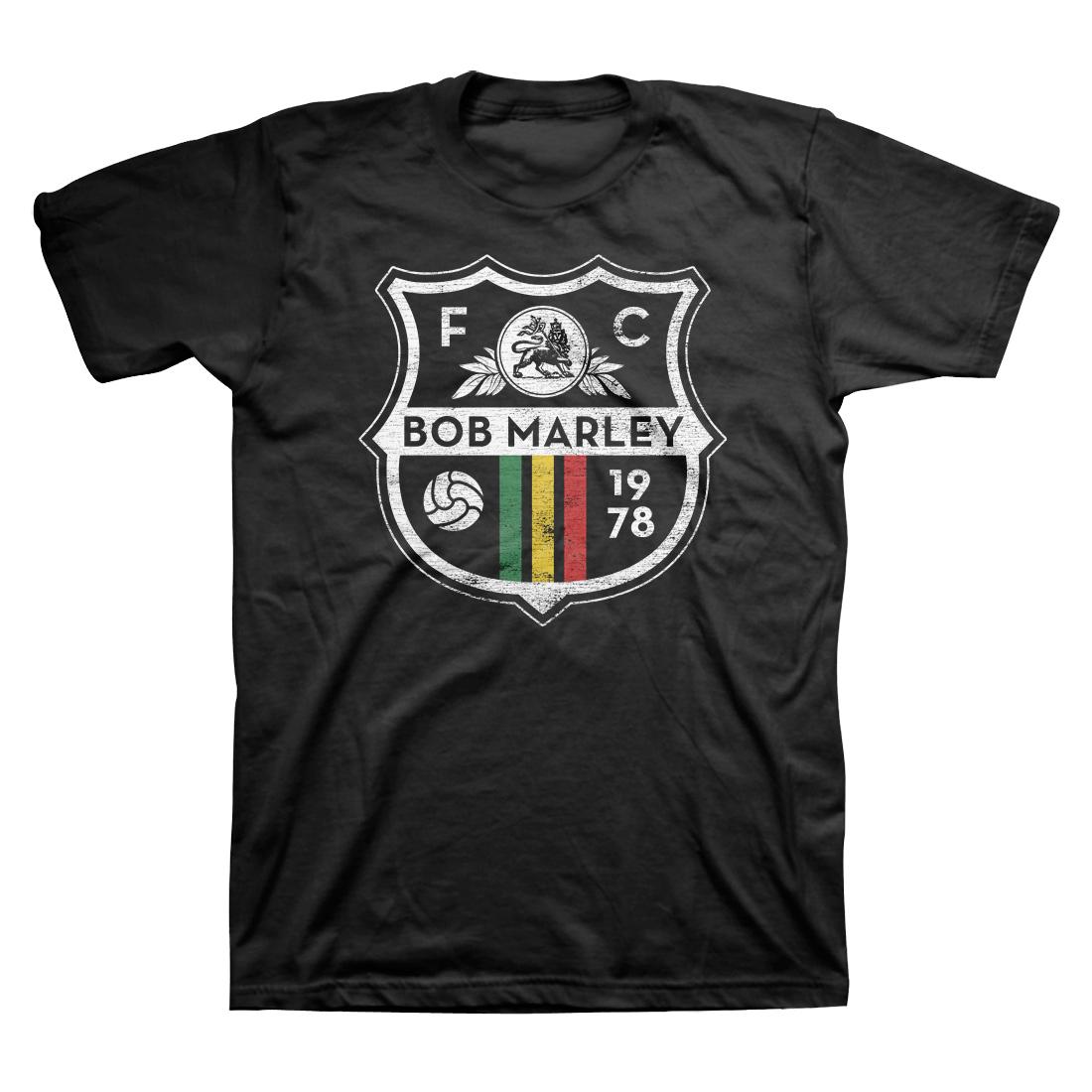 Bob Marley Reggae Soccer Jersey T-Shirt - Vintage Music Fan Apparel for Concerts, Games & Casual Wear