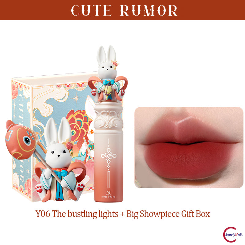Limited Edition Moon Rabbit Lipstick - Cute & Festive Lantern Festival Makeup for Parties & Gifts