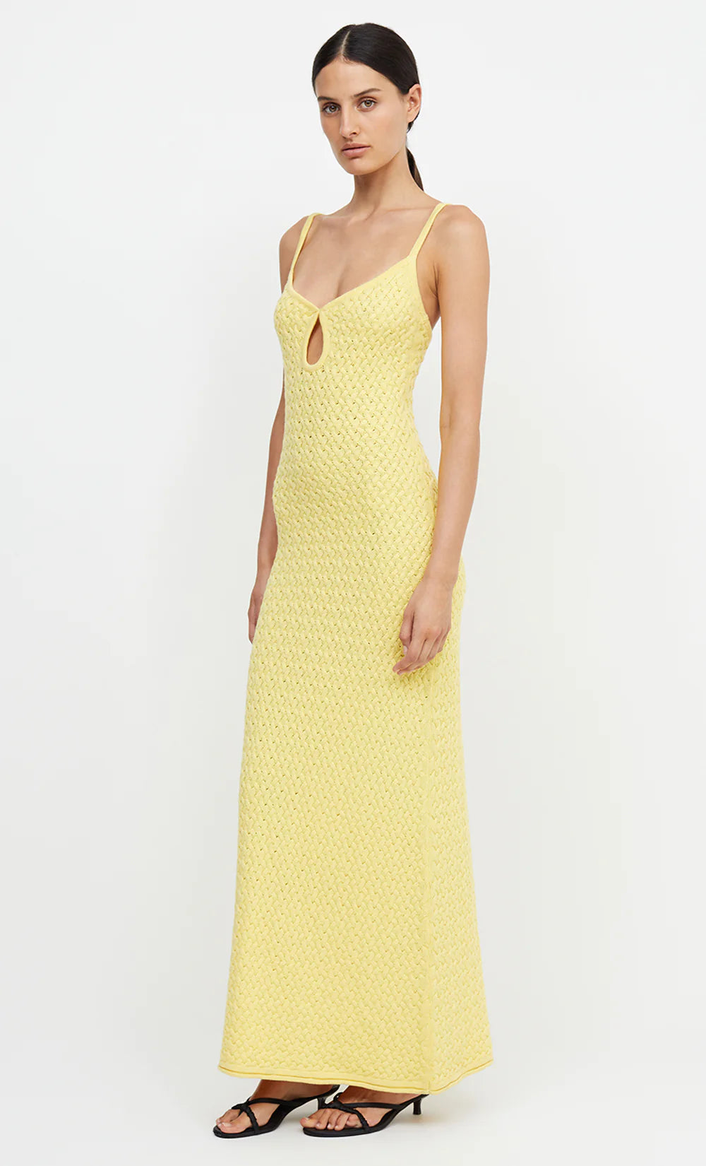 Effie Knit Key Maxi Dress - Women's Elegant Long Sleeve Flowy Dress for Casual Wear, Date Night & Special Occasions