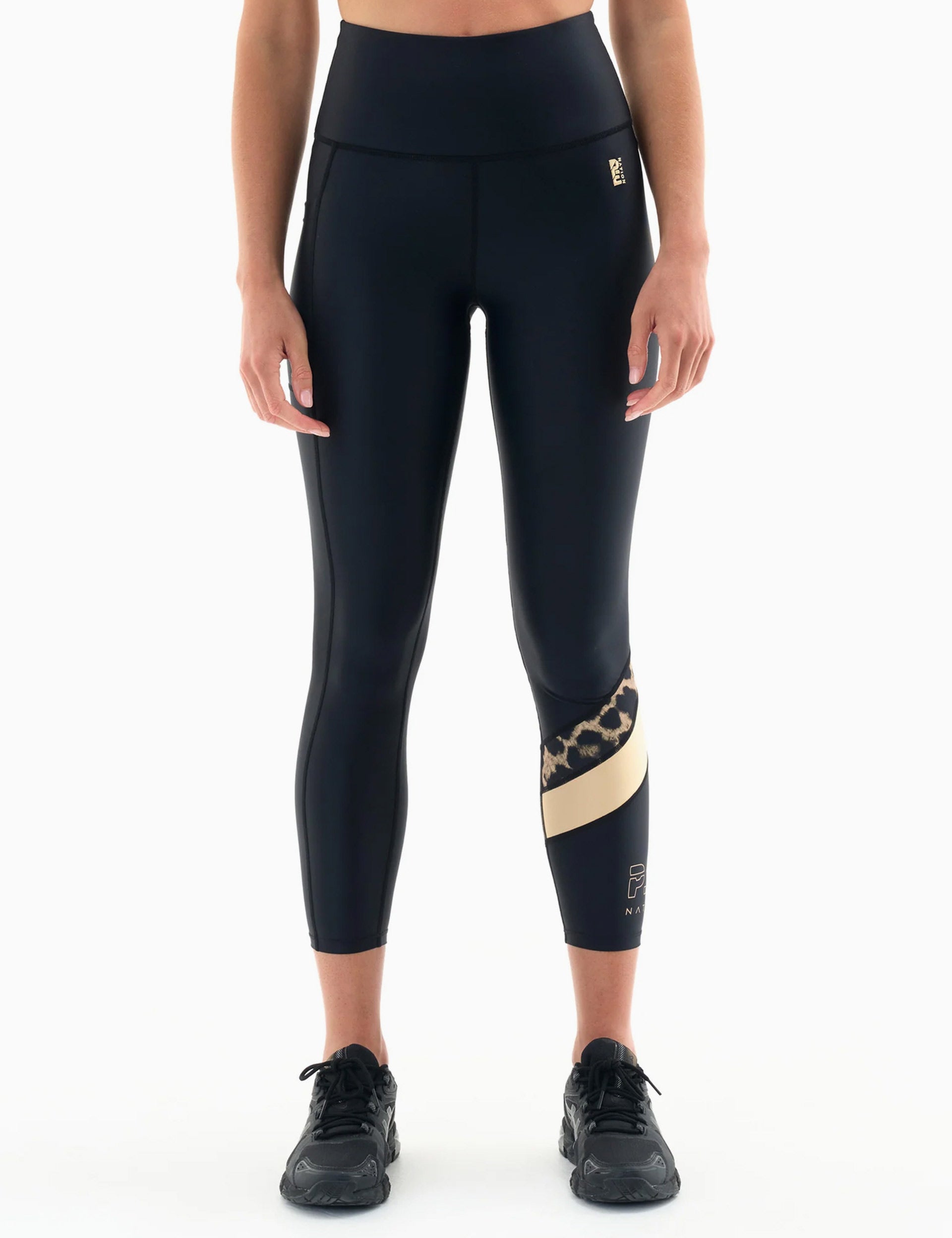 High-Waisted Alignment Legging - Black - Perfect for Yoga, Pilates & Workouts