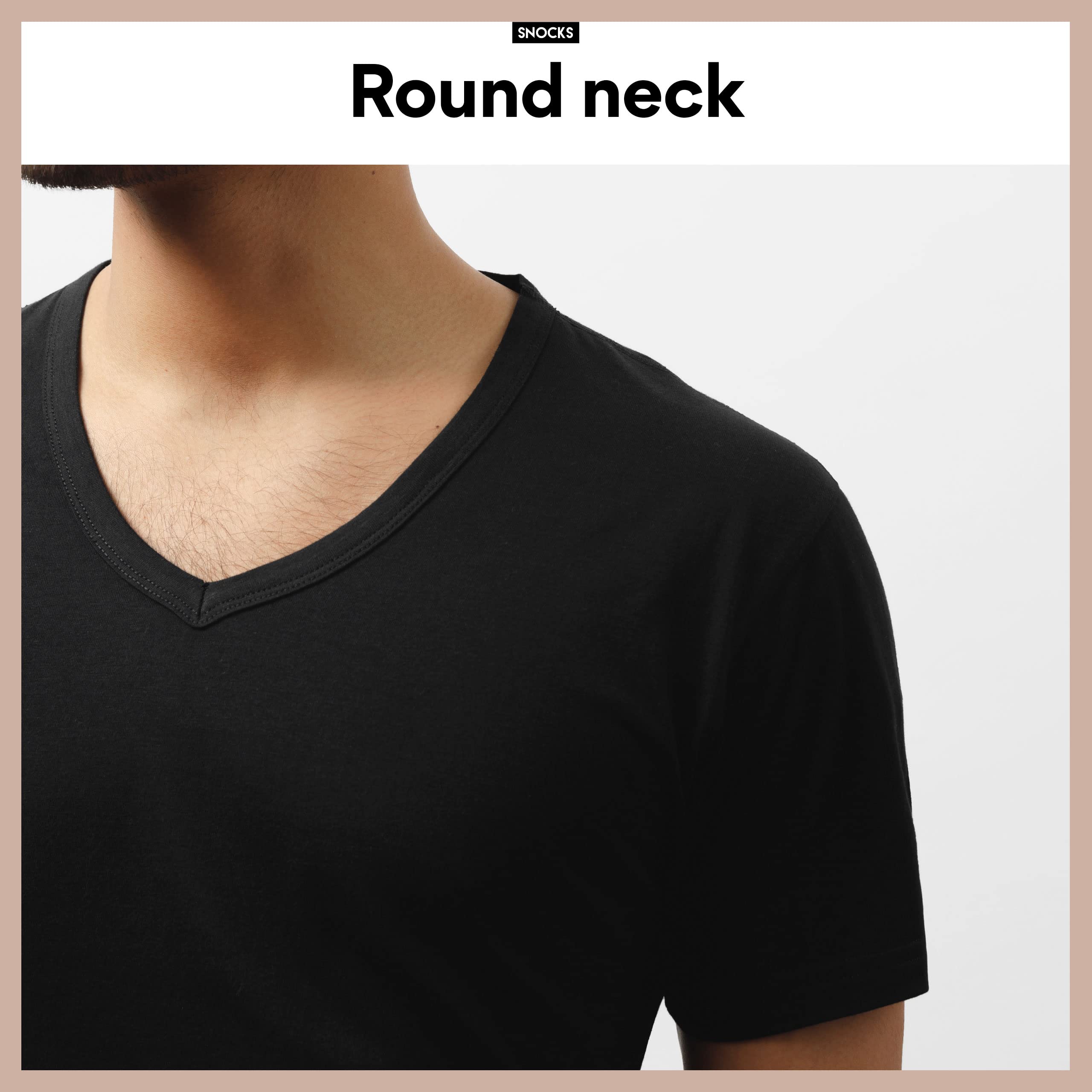 Premium Men's Snocks T-Shirt - Soft Cotton Crew Neck Tee for Casual Wear, Gym & Everyday Comfort | Breathable & Lightweight for Workouts, Travel & Lounge