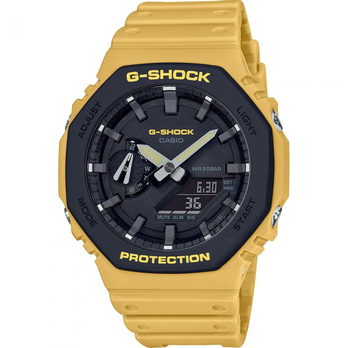G Shock GA2110SU 9A 'CasiOak' Series - Shock Resistant Digital Analog Watch for Men | Outdoor Sports, Hiking & Everyday Wear