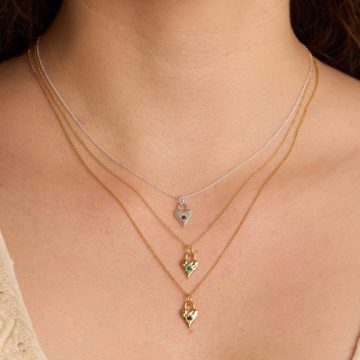 Elegant Green Onyx Heart Necklace in Gold - Perfect for Valentine's Day Gifts & Romantic Occasions