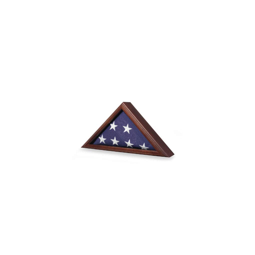 Premium Air Force Flag Display Case - Solid Wood 5' x 9.5' Military Flag Shadow Box - Perfect for Home, Office & Memorial Displays - Honoring Veterans & Military Service