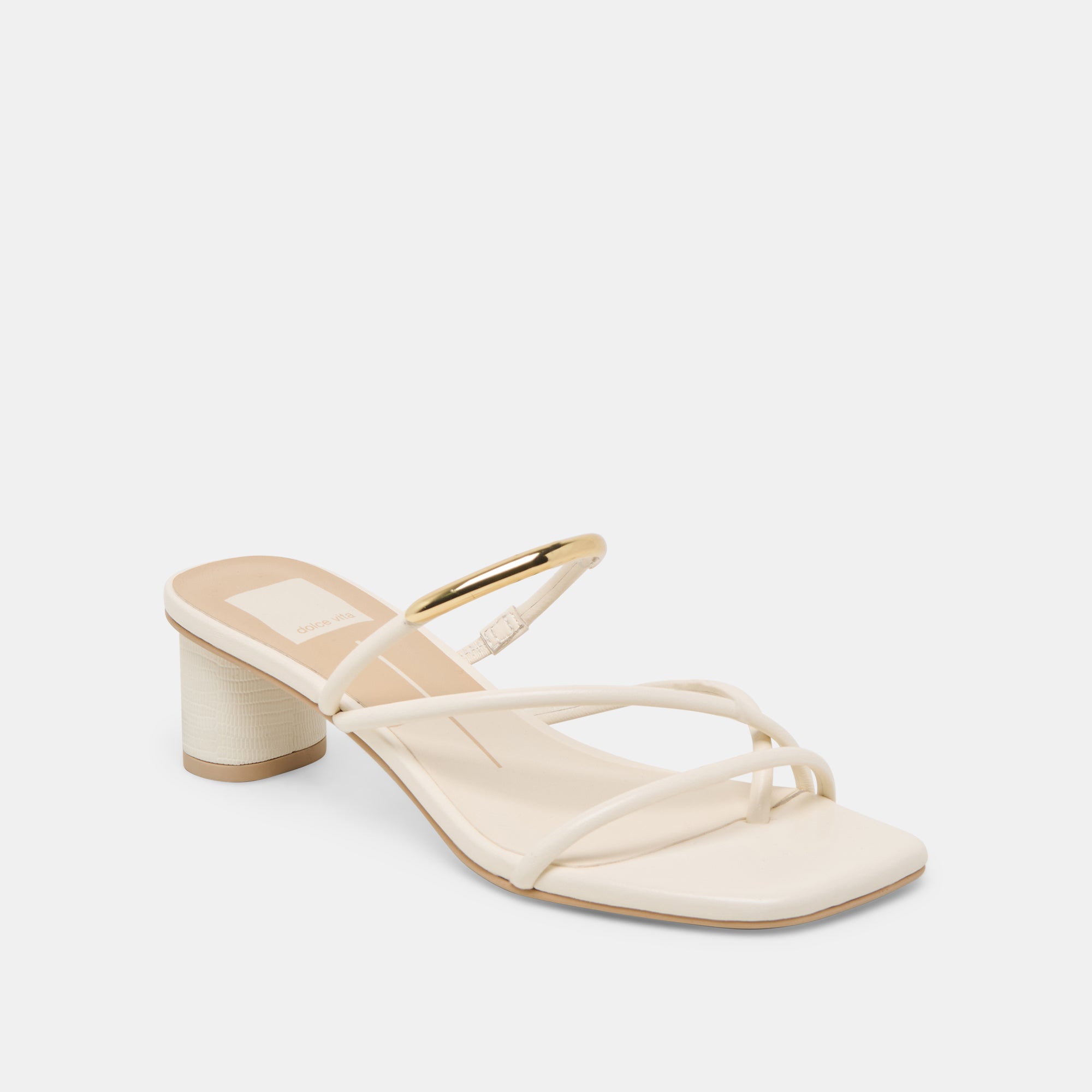 NAIRA HEELS - Off-White Genuine Leather Women's High Heels for Parties, Weddings & Evening Events