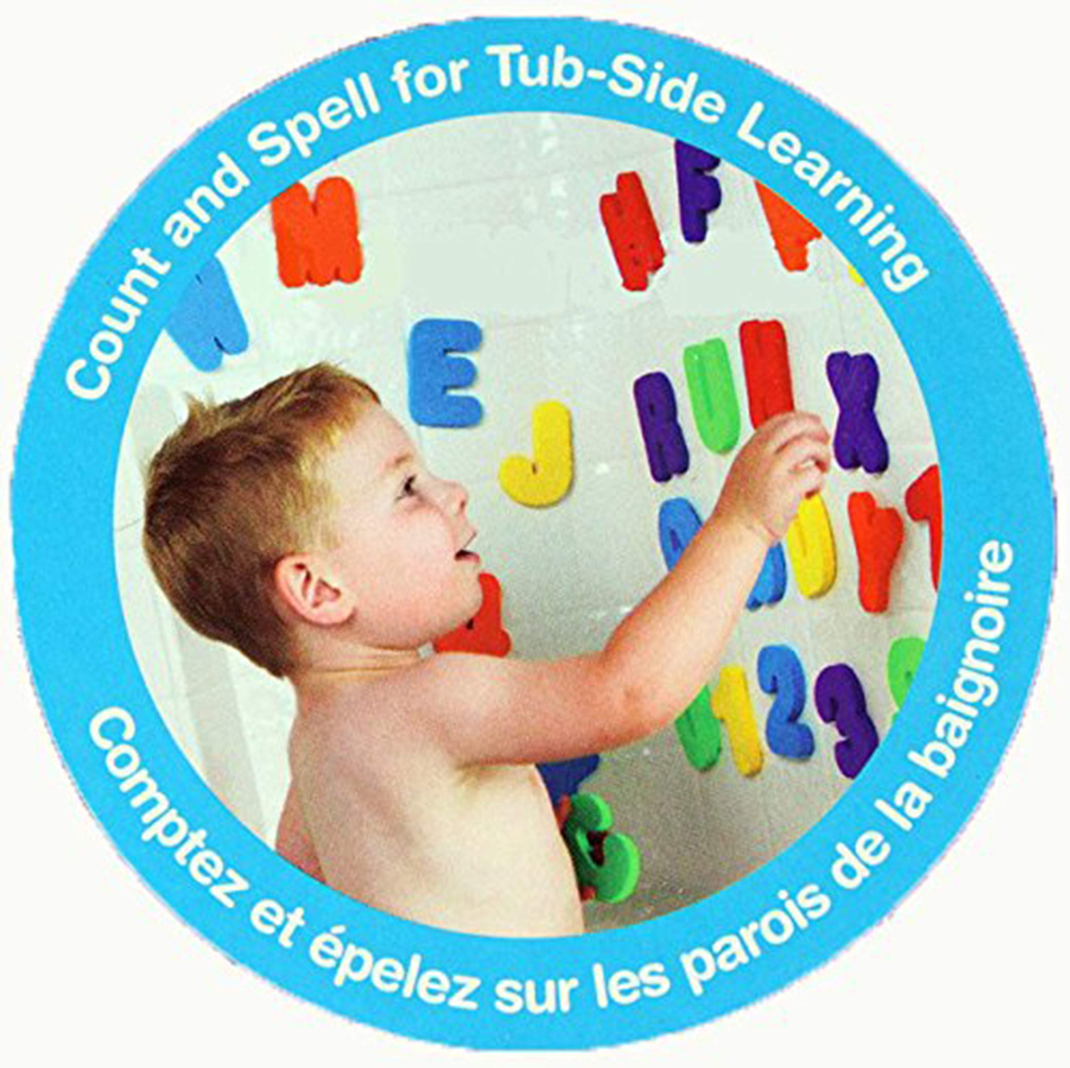 BAIVYLE 36-Piece Baby Bath Toys - Floating Foam Alphabet Letters & Numbers Set for Toddlers & Kids - Educational ABC Learning Toys for Bathtub Fun - Easy Cleanup & Drip Dry - Perfect for Sensory Play, Early Learning & Bath Time Entertainment