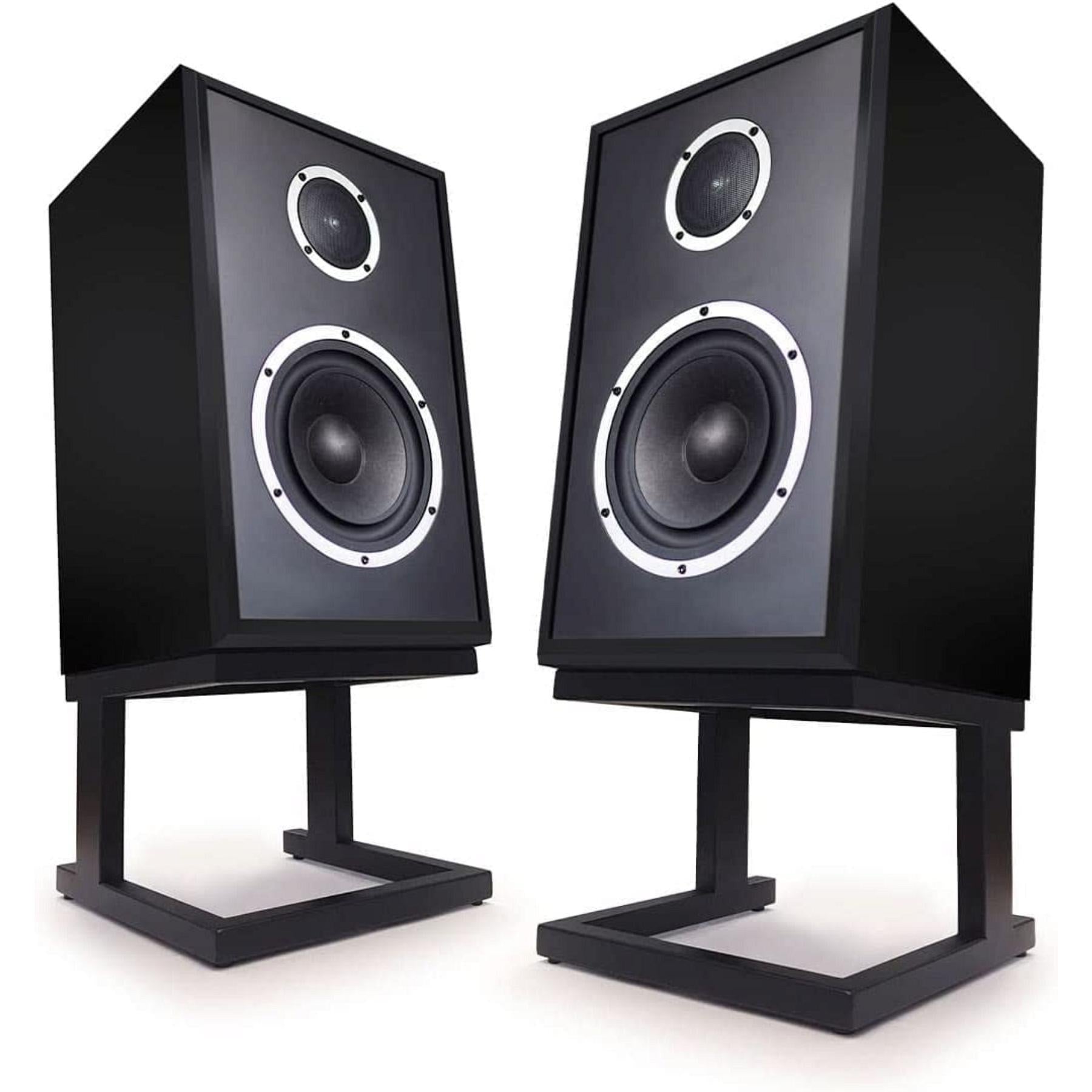 KLH Model Three Premium Bookshelf Speakers - High Fidelity Sound for Home Audio, Studio & Gaming - Compact Design for Small Spaces & Bookshelves