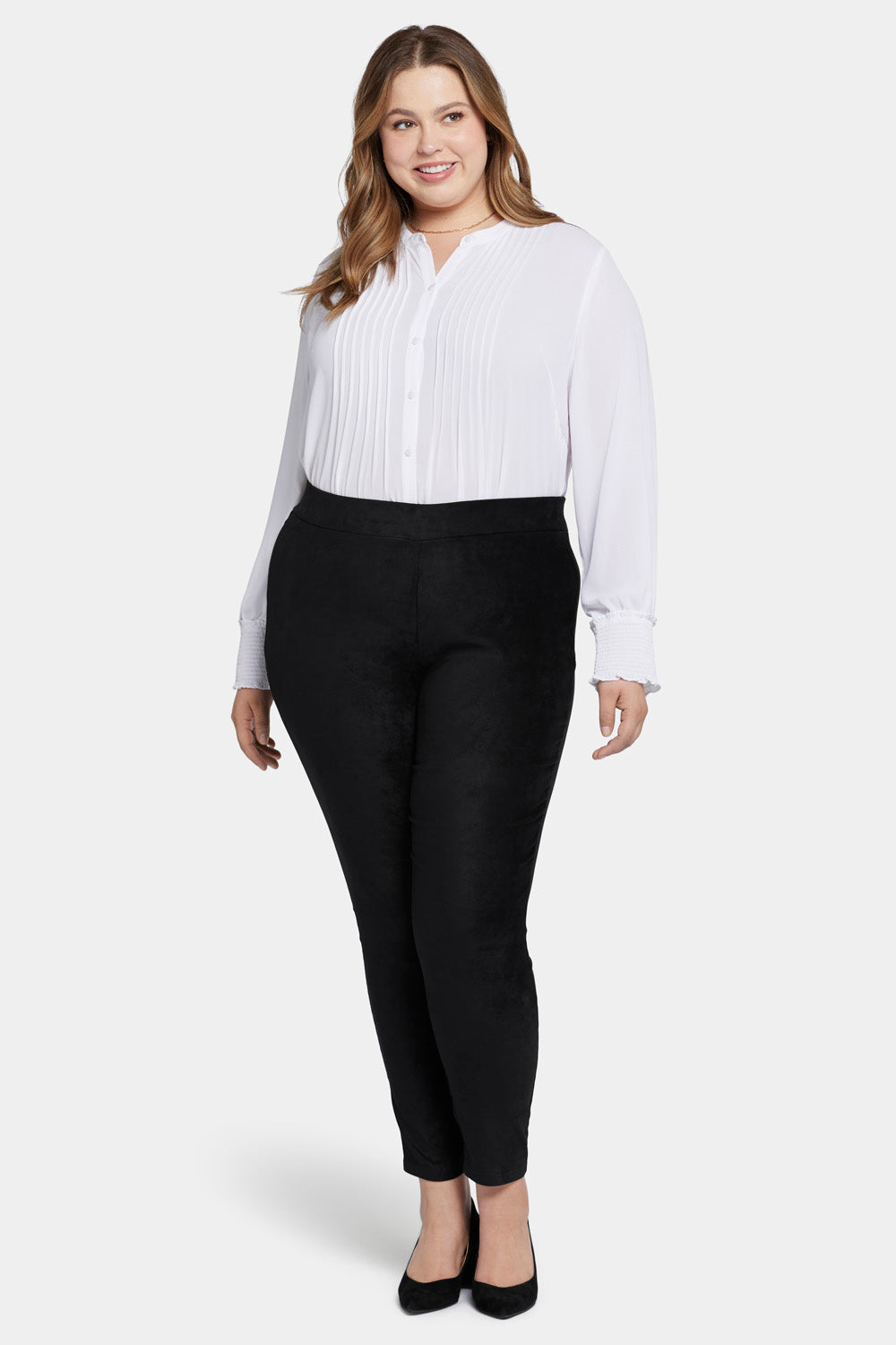 Plus Size Basic Legging Pants - Black | Comfortable & Stretchy Workout Leggings for Yoga, Gym & Everyday Wear