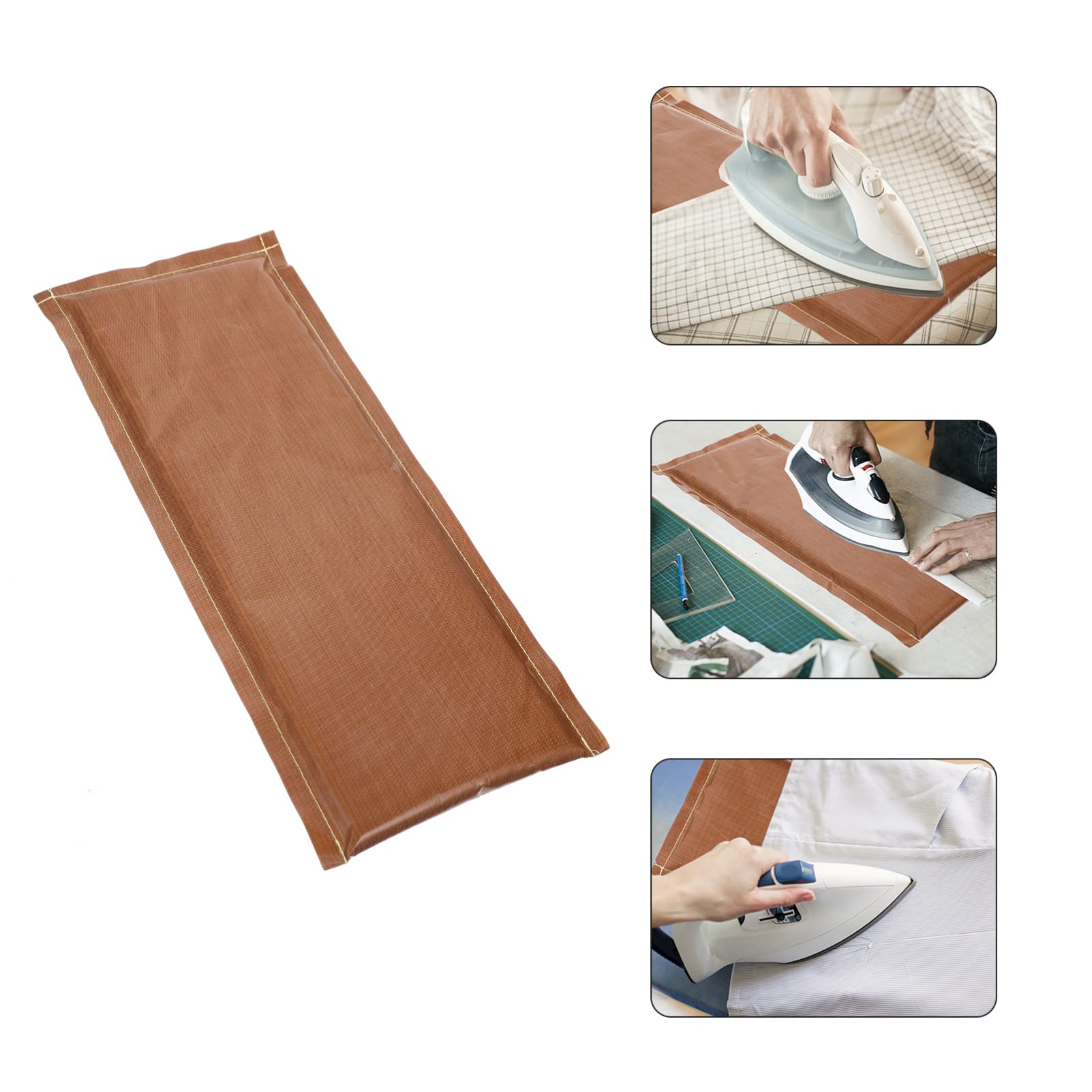 Ciieeo 4-Piece Reusable Vinyl Ironing Mat Set - Heat Resistant Ironing Board Replacement for Clothes, Pillows & Fabrics - Perfect for Home, Travel & DIY Craft Projects