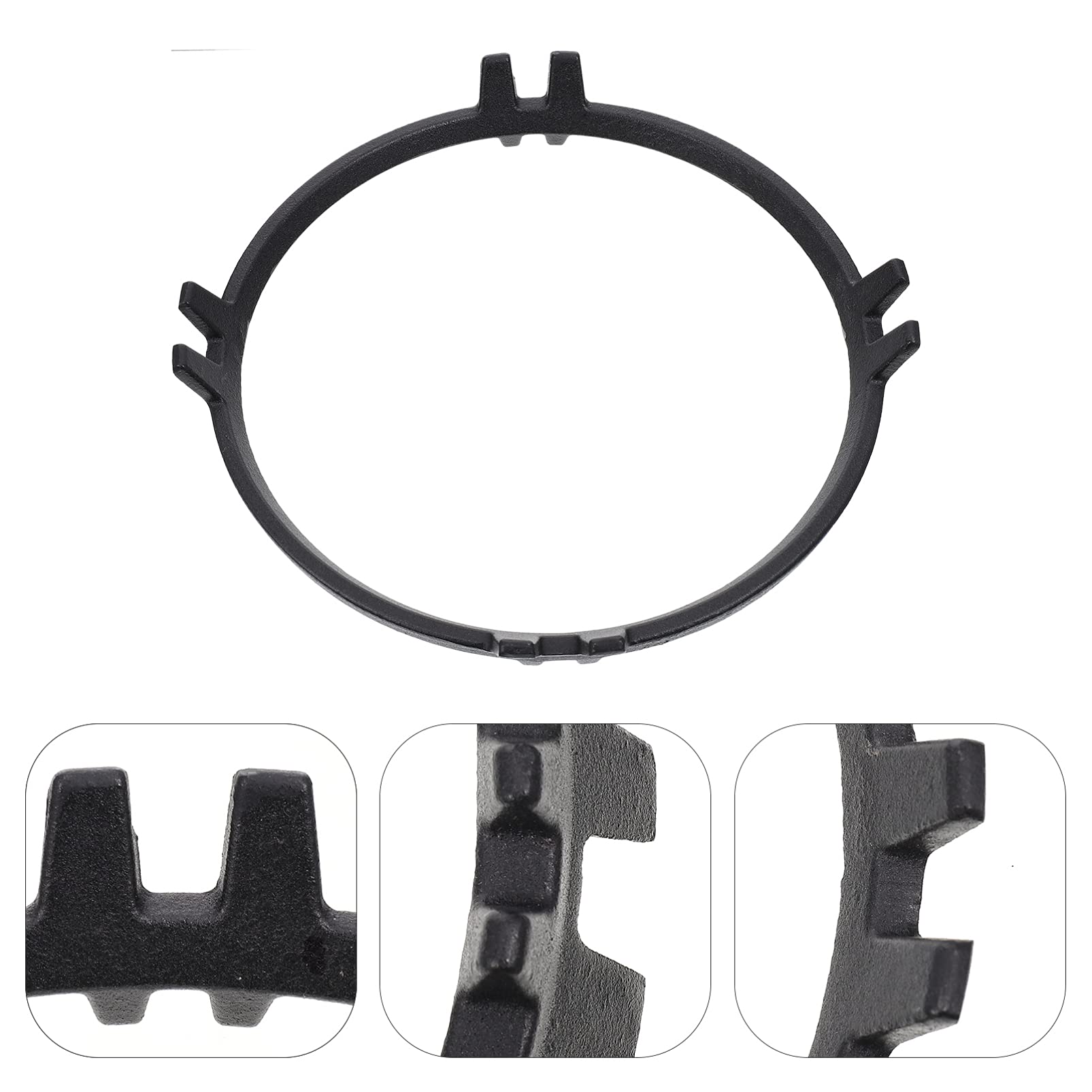 Hemoton Stainless Steel Gas Stove Bracket - Heavy Duty Wok Ring Holder & Burner Reducer for Cast Iron Pans - Perfect for Gas/Electric Stoves, Outdoor Cooking & Asian Cuisine