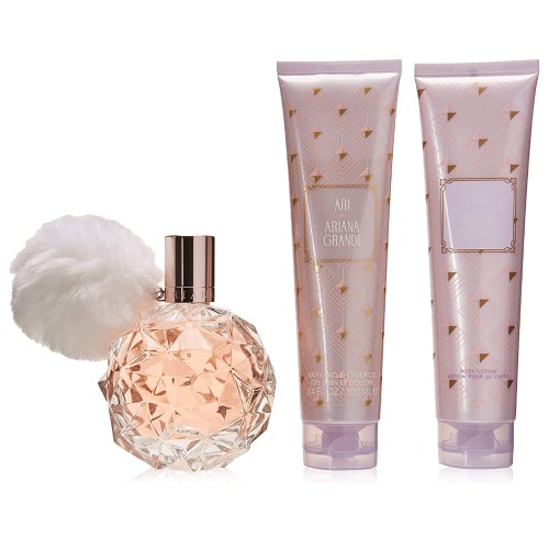 Ariana Grande Ari Fall Gift Set 3-Piece Perfume & Body Lotion - Perfect for Holidays, Birthdays & Romantic Gifts