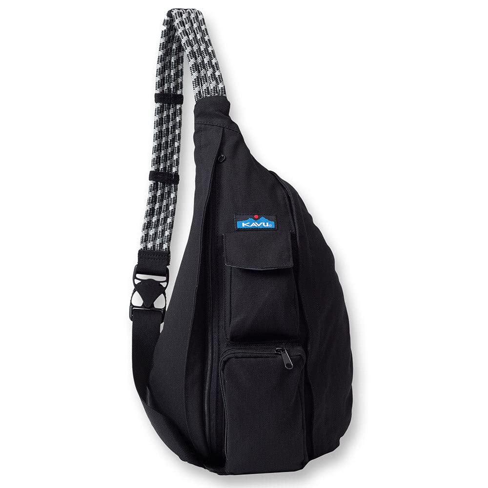 KAVU Original Adjustable Rope Sling Bag - Lightweight Crossbody Shoulder Pack for Hiking, Travel & Everyday Use