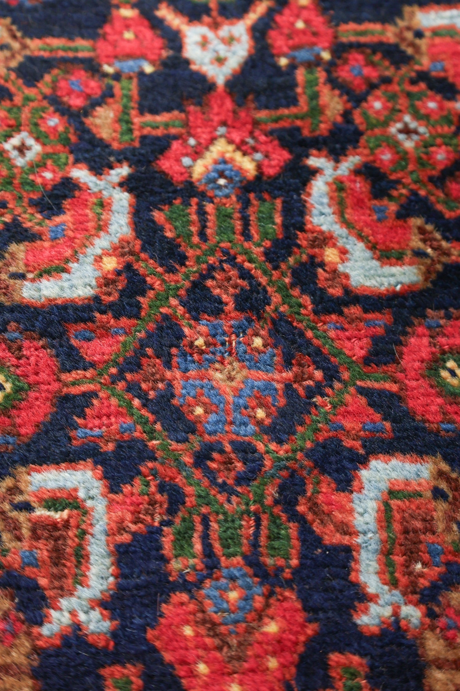 Handwoven Antique Bijar Tribal Rug - Traditional Persian Carpet for Home Decor, Living Room, Bedroom - J76486
