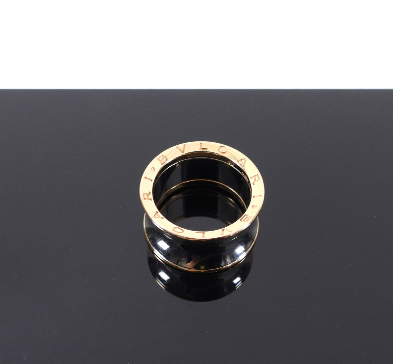 Bulgari B Zero 1 Anish Kapoor Ring - 18k Rose Gold & Stainless Steel, Size 9 1/4 (US 60) - Luxury Jewelry for Special Occasions & Gifts