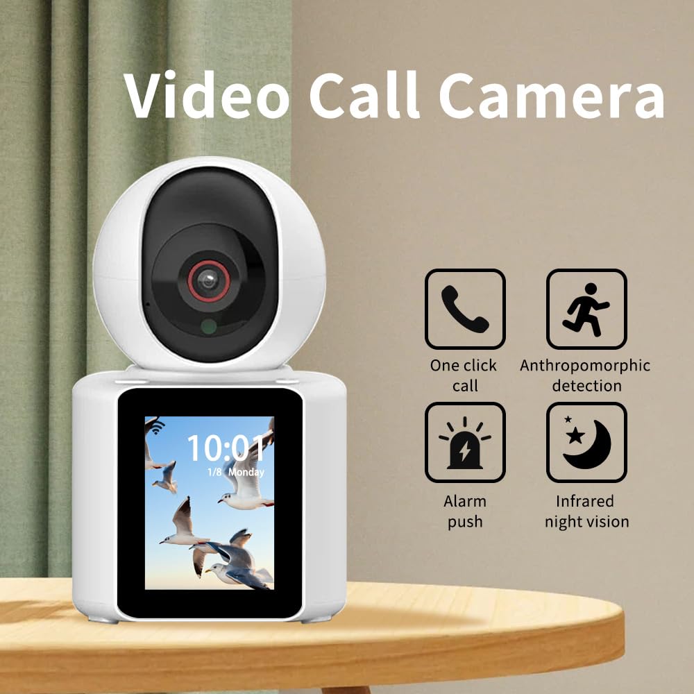 1080P Two-Way Video Calling Security Camera with 2.8
