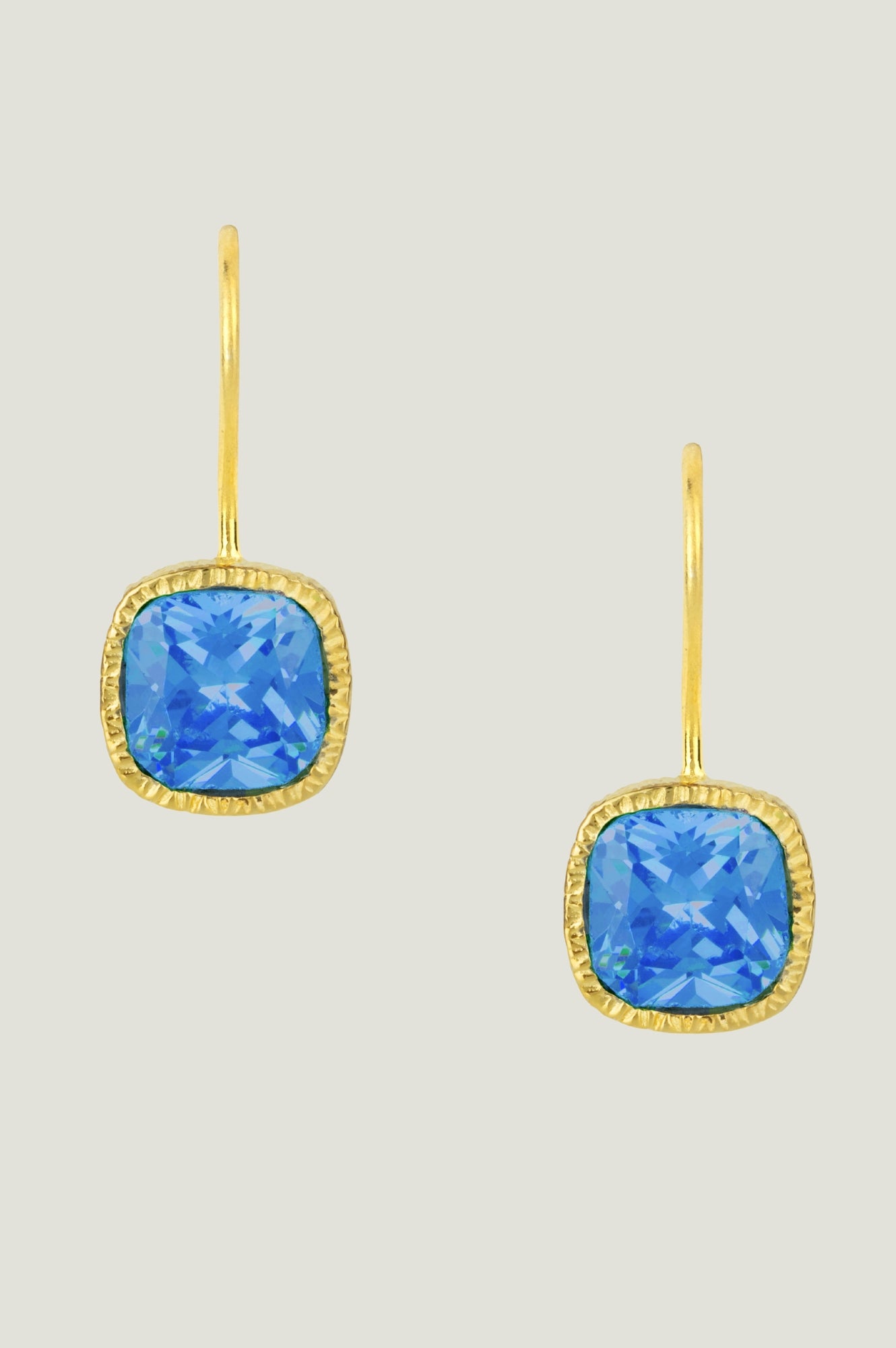 Blue Topaz Earrings for Women | Elegant Lois Stud Earrings | Perfect for Parties, Weddings & Everyday Wear