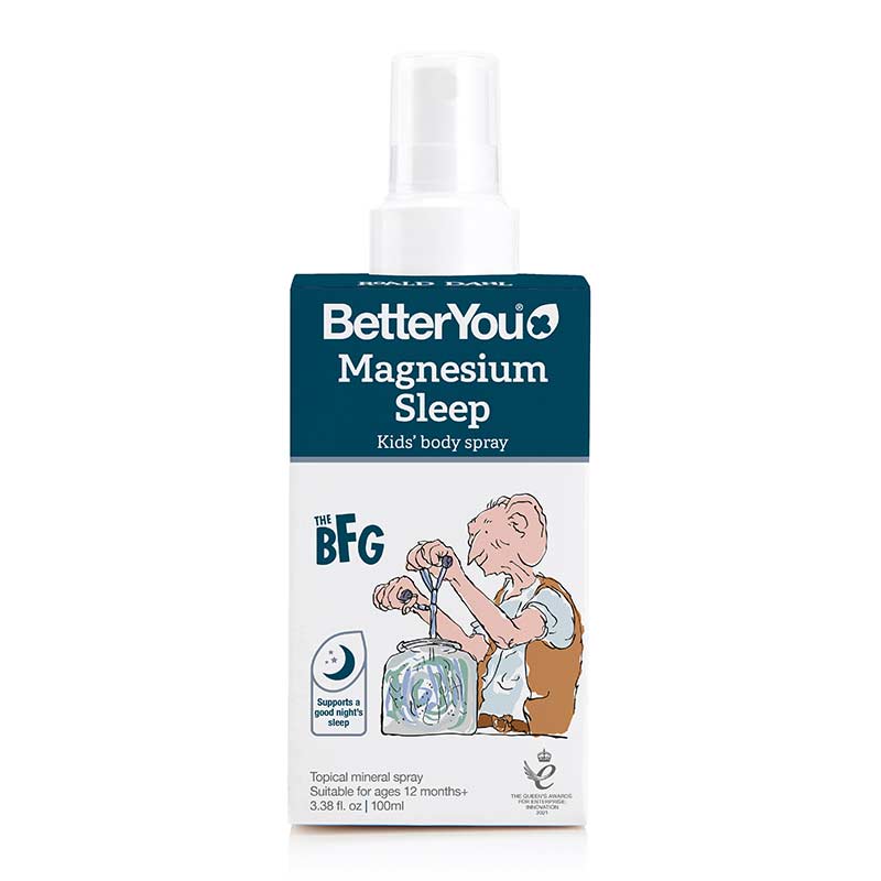 Better You Kids Magnesium Sleep Spray - Natural Sleep Aid for Children, Calming Bedtime Spray with Magnesium for Relaxation & Better Sleep - Perfect for Nighttime Routine & Stress Relief