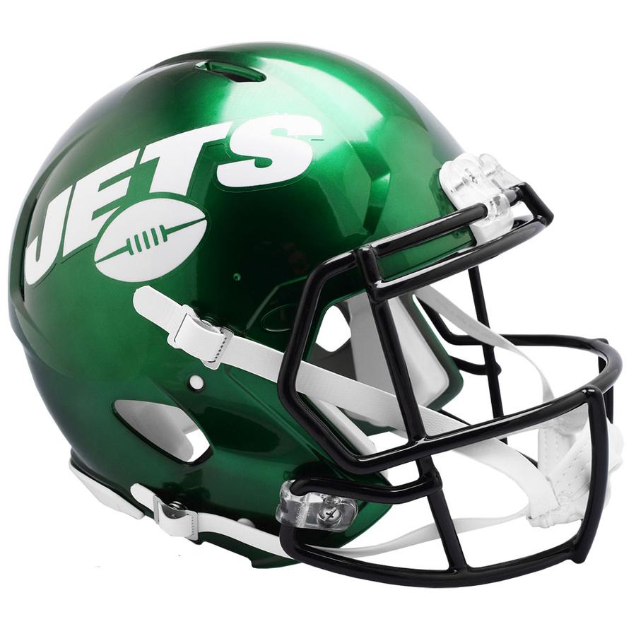 New York Jets Revolution Speed Authentic NFL Helmet - Official Licensed Football Helmet for Fans, Collectors & Game Day Enthusiasts - Perfect for Display, Tailgating & Sports Memorabilia Collections