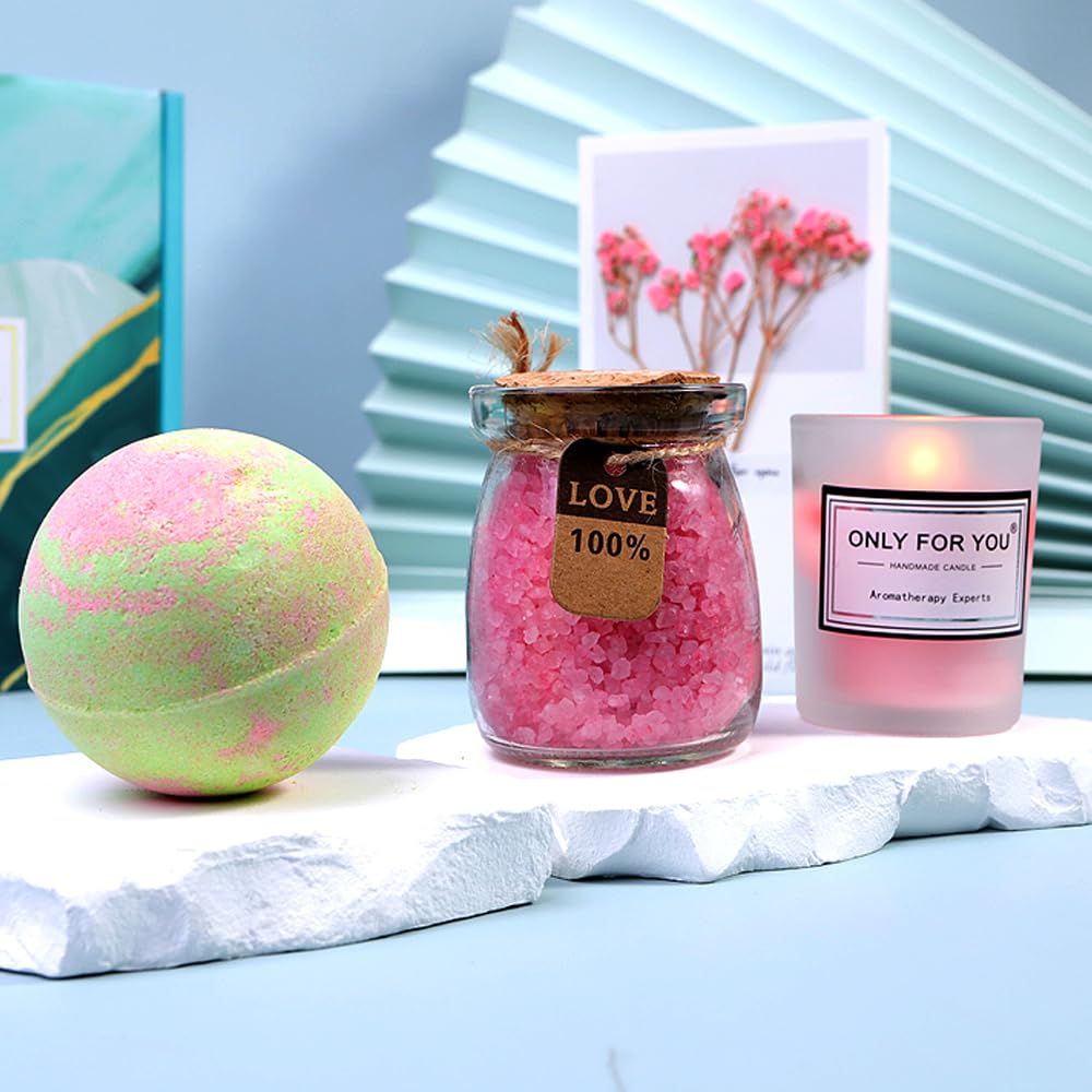 Luxury Spa Gift Basket for Women - Birthday, Valentine's Day & Mother's Day Gift Set - Perfect Present for Mom, Wife, Sister - Relaxation & Self-Care Essentials - Ideal for Home Spa Nights & Special Occasions
