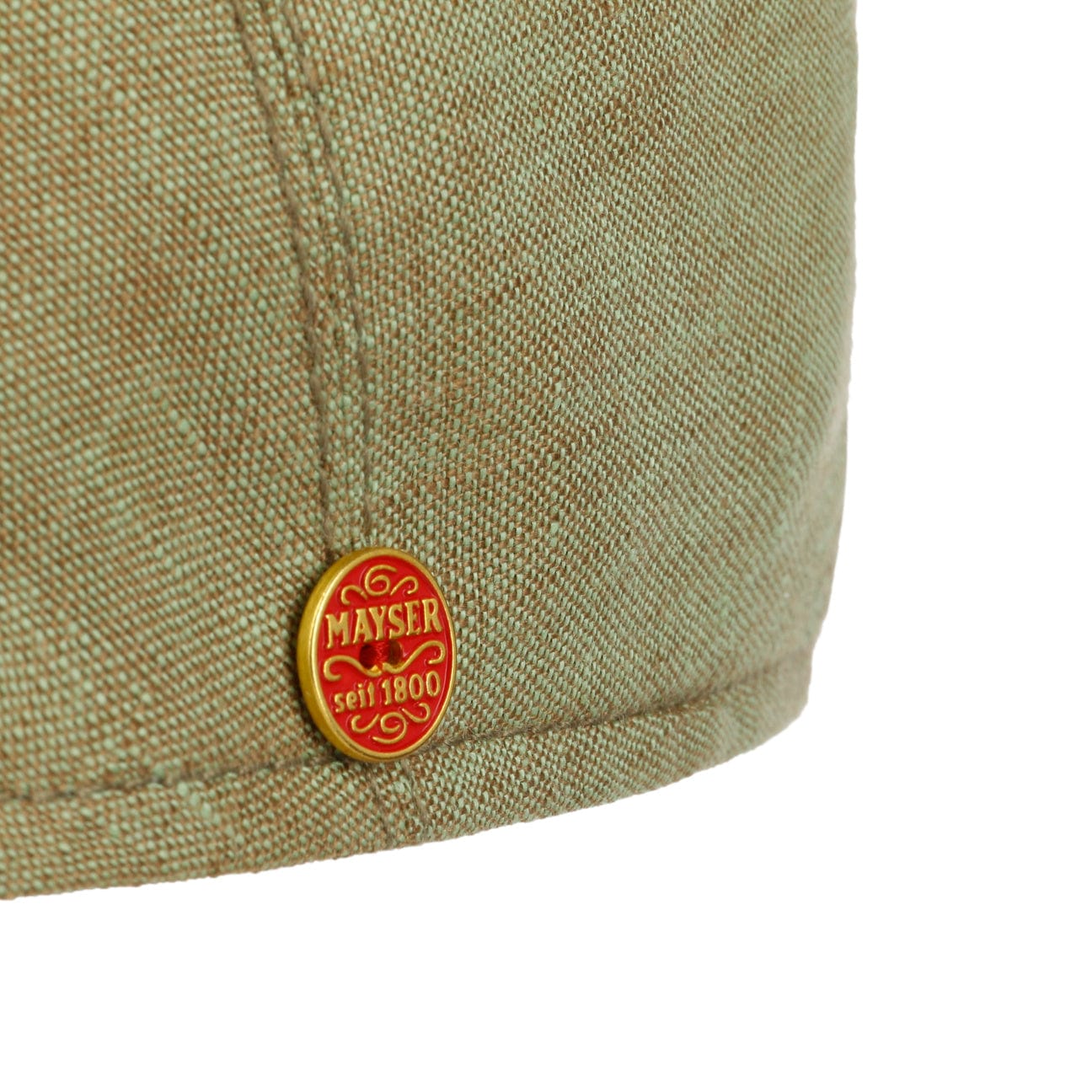 Mayser Sidney Linen Flat Cap for Men - Classic Summer Hat for Outdoor Activities, Travel & Casual Wear