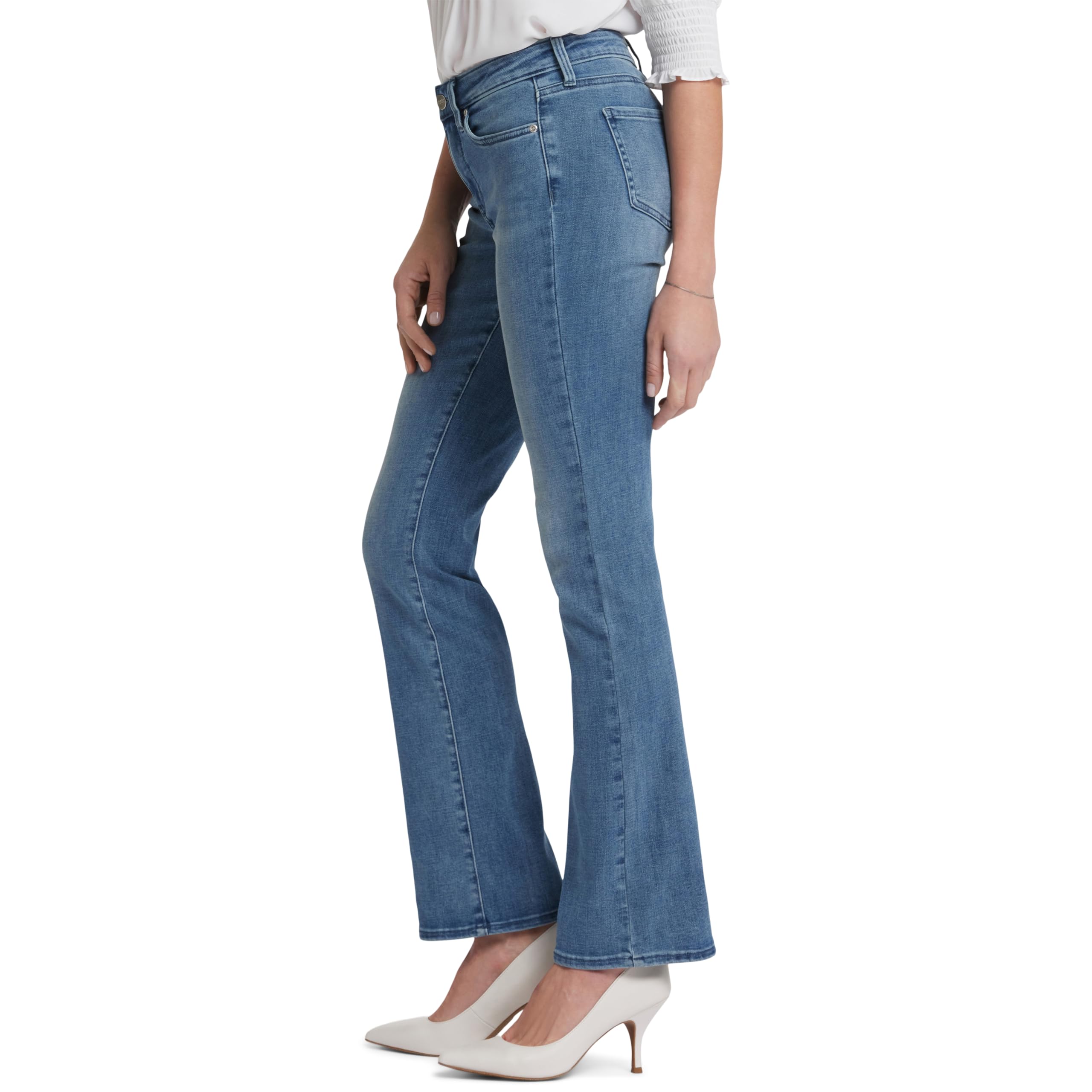 NYDJ Women's Barbara Bootcut Fit Denim Jeans - Comfortable Stretch Bootcut Jeans for Women, Classic Mid Rise, Flattering Fit - Perfect for Work, Casual Outings & Everyday Wear