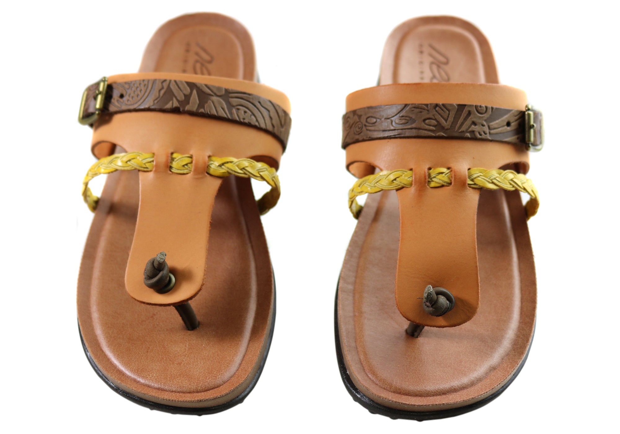 Women's Comfortable Leather Sandals - Handmade in Brazil - Casual Summer Flip Flops for Beach, Travel & Everyday Wear