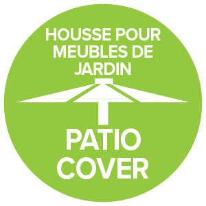 Caribe Waterproof Outdoor Sectional Sofa Cover - Heavy Duty Furniture Protector for Rain, Sun & Snow - Perfect for Patio, Deck & Garden Use