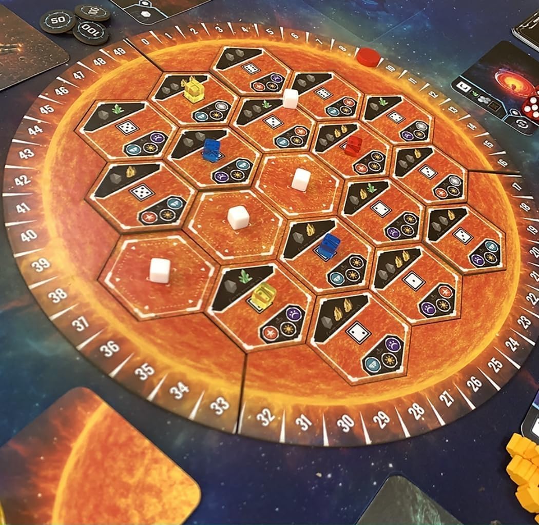 Solar Sphere Base Strategy Board Game by Dranda Games - 1-4 Players, Ages 14+ - Perfect for Family Game Nights and Strategy Enthusiasts