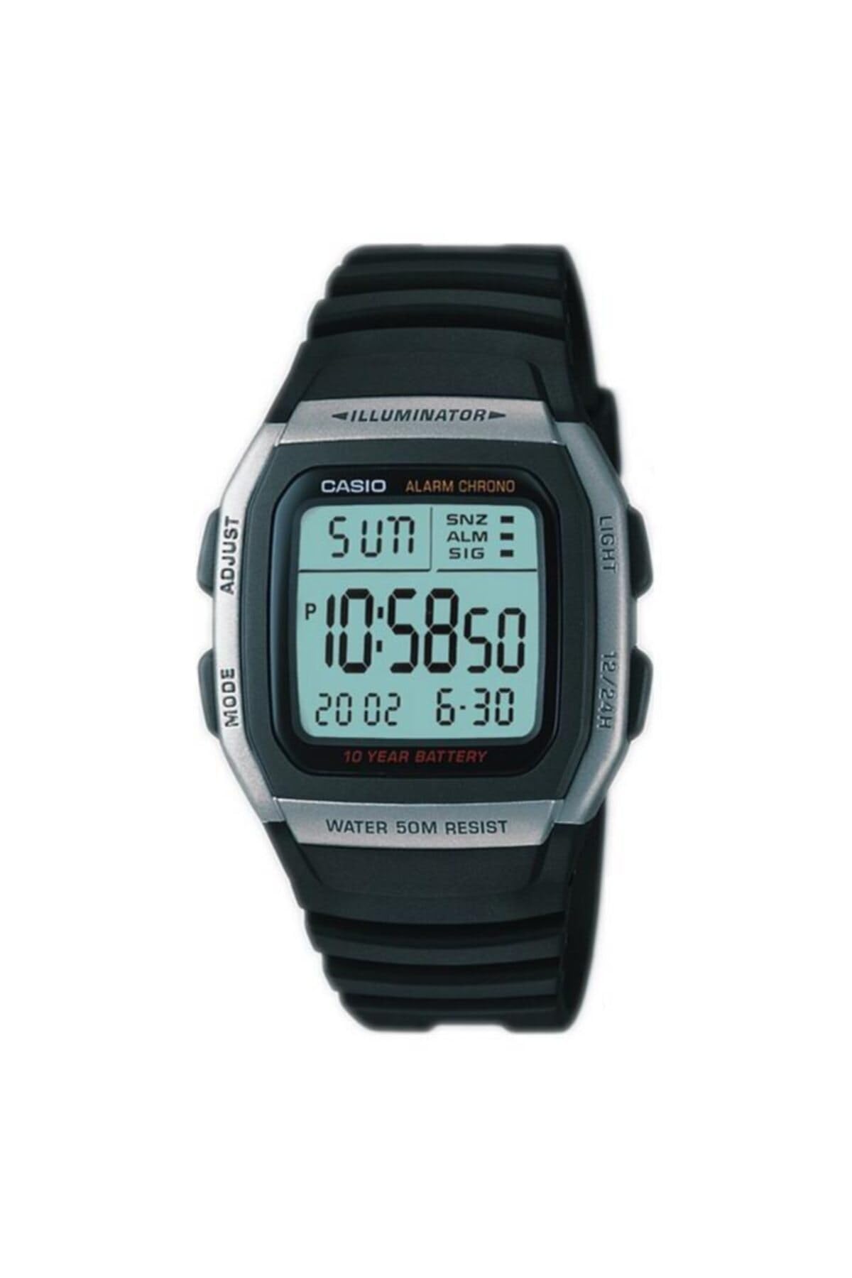 Casio W-96H-1AVDF Digital Watch for Men - Water Resistant, Shockproof, LED Backlight | Perfect for Outdoor Activities, Sports & Everyday Wear