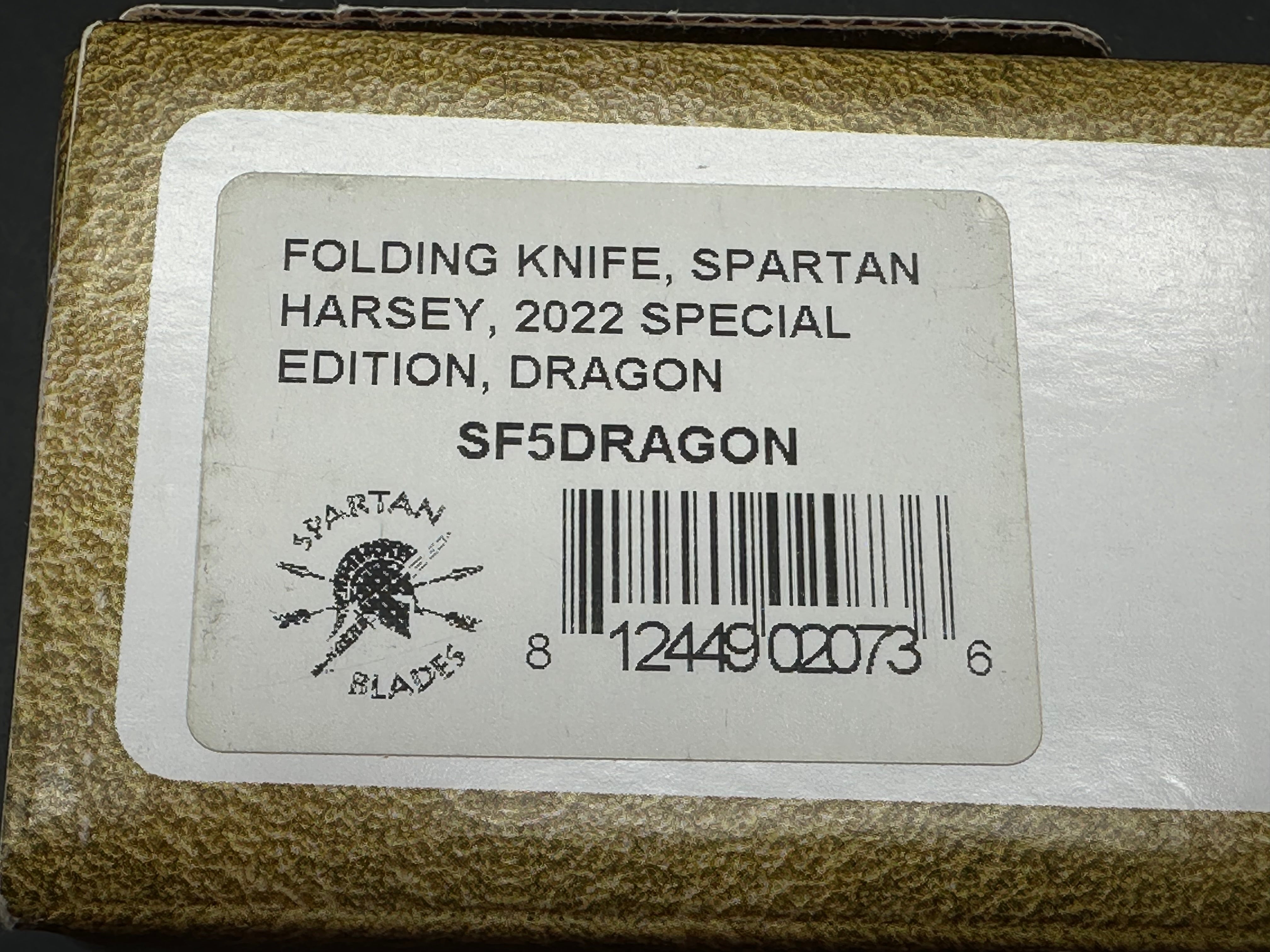 Spartan Harsey Folder Dragon 2022 Special Edition Tactical Knife - Premium EDC Folding Knife for Outdoor, Camping, Survival & Everyday Carry