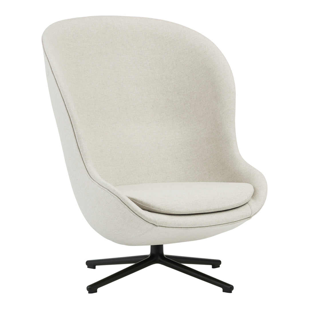 Premium Hyg Lounge Chair with 360° Swivel Base - Modern Accent Chair for Living Room, Bedroom or Office - Ergonomic Comfort for Relaxing & Reading