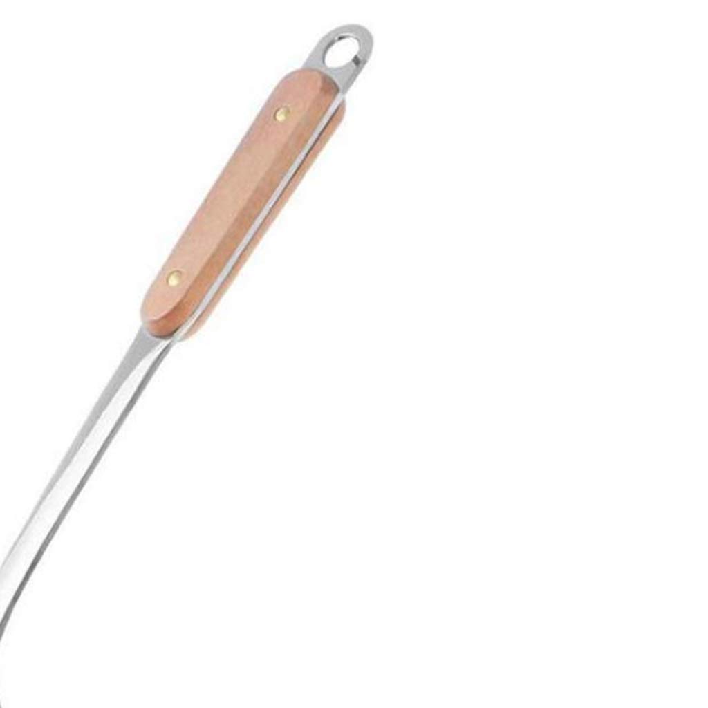 Premium Stainless Steel Spatula with Wooden Handle - Heat-Resistant Metal Turner for Cooking, Flipping Pancakes & Eggs - Perfect for Grilling, Baking & Everyday Kitchen Use