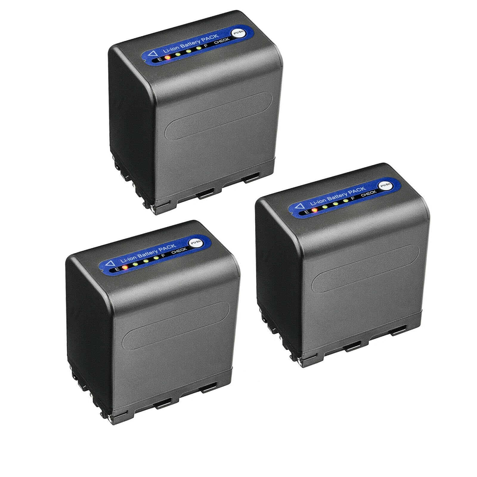 Kastar 3-Pack NP-QM91D 7.4V 5500mAh Replacement Battery for Sony CCD-TRV Series Camcorders - Compatible with TRV25/30/33/38/39/40/50/60/70/75/80/116 - Perfect for Travel, Vlogging & Home Video Recording