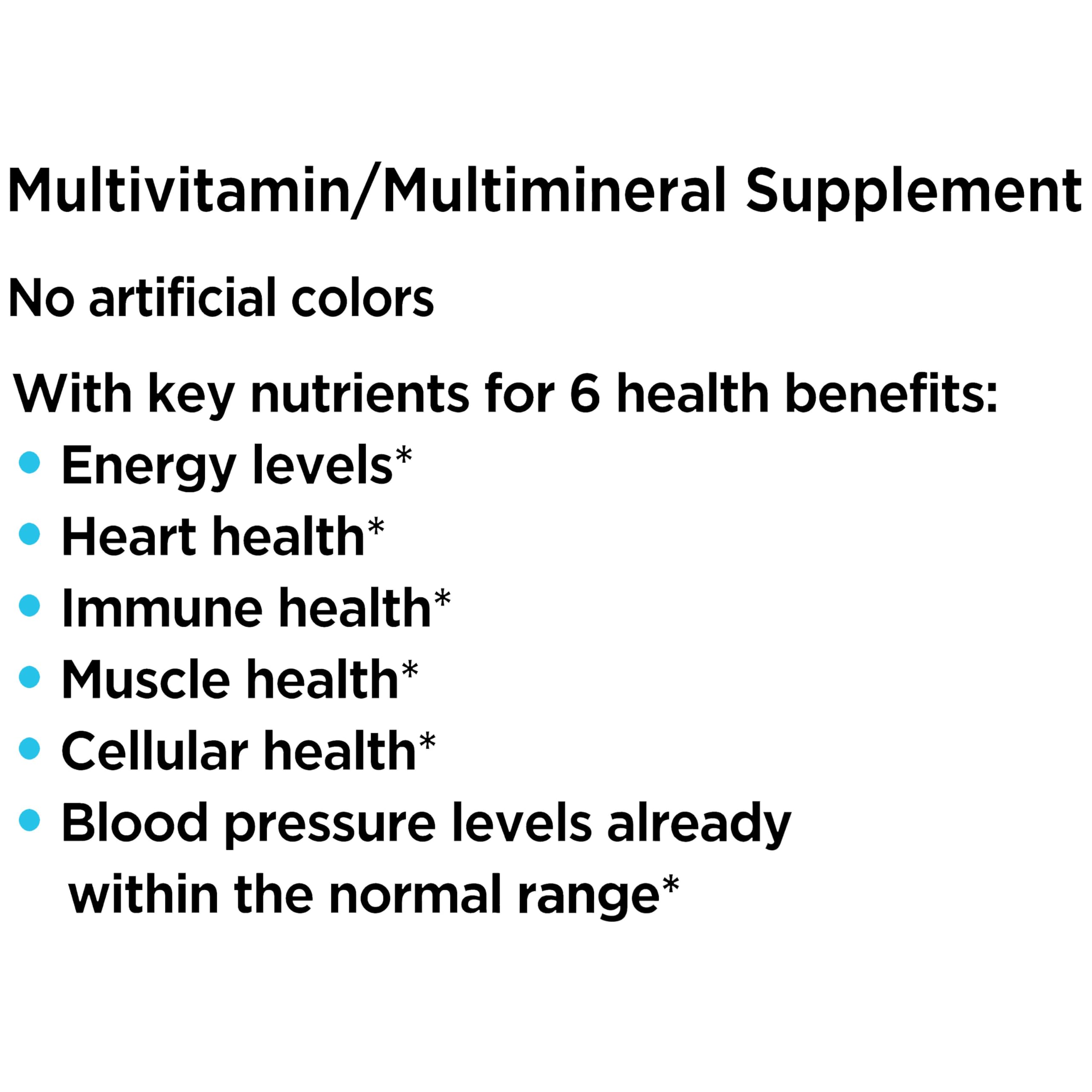 Equate One Daily Men's Multivitamin & Multimineral Supplement Tablets - 200 Count with Gift Card | Essential Nutrients for Energy, Immunity & Heart Health | Perfect for Active Men & Fitness Enthusiasts