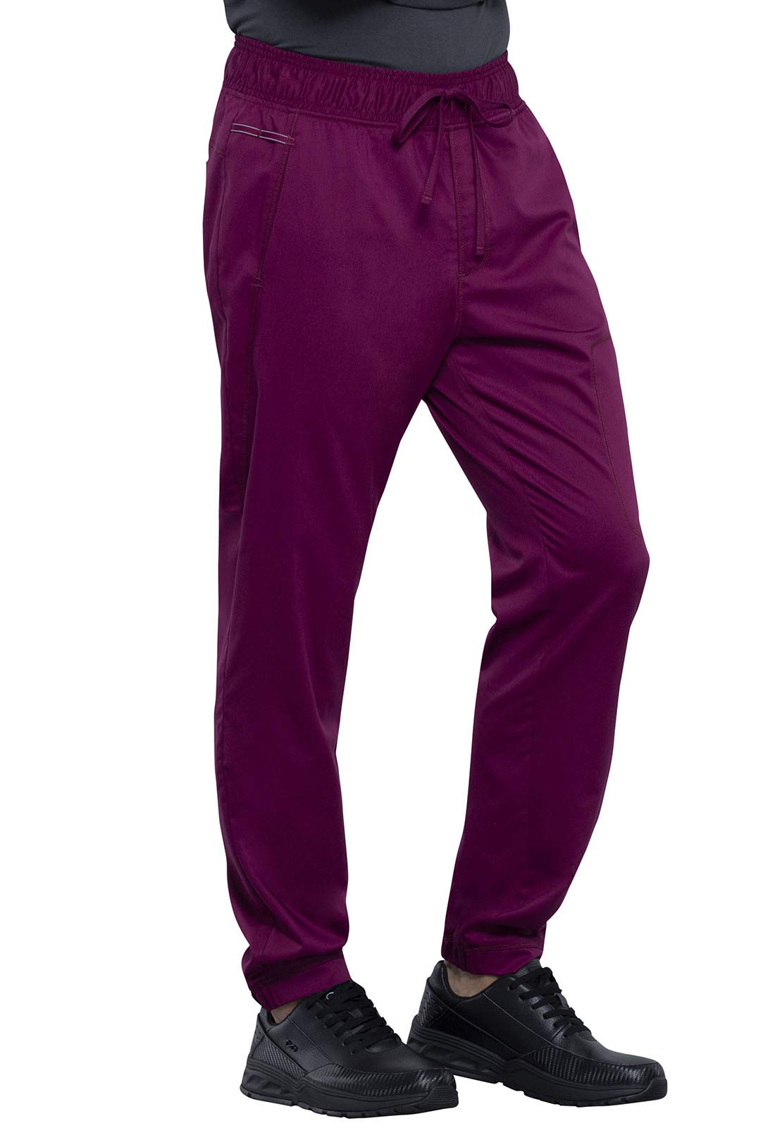 Cherokee Men's Scrubs Pants - Natural Rise Jogger Style with Zip Cargo Pockets WW012 | Comfortable Medical Workwear for Doctors, Nurses & Healthcare Professionals