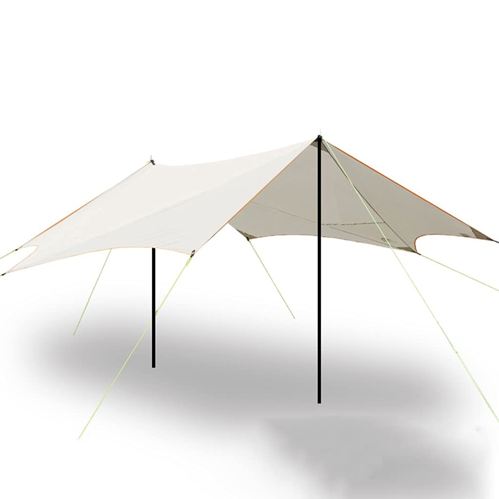 BBGS Rain Fly Tent Tarp - Lightweight Waterproof Hexagonal Hammock Shelter for Camping, Hiking & Backpacking | Portable Windproof & Snowproof Outdoor Canopy Cover for Travel Adventures