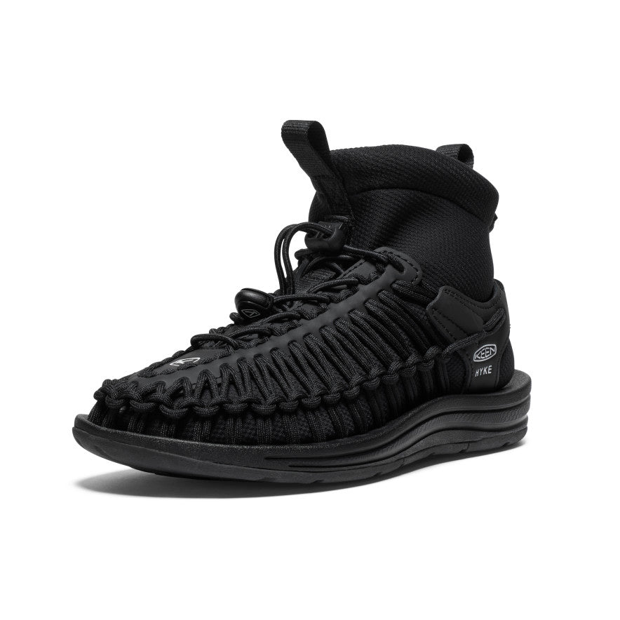 UNEEK x HYKE Women's High Top Sneakers - Black | Stylish & Comfortable for Casual Wear, Running & Outdoor Activities