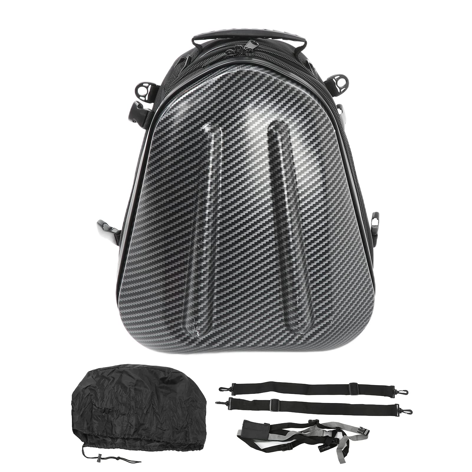 18-24L Waterproof Motorcycle Tail Bag - Seat Luggage & Helmet Storage Backpack with Shoulder Strap | Perfect for Commuting, Touring & Adventure Riding