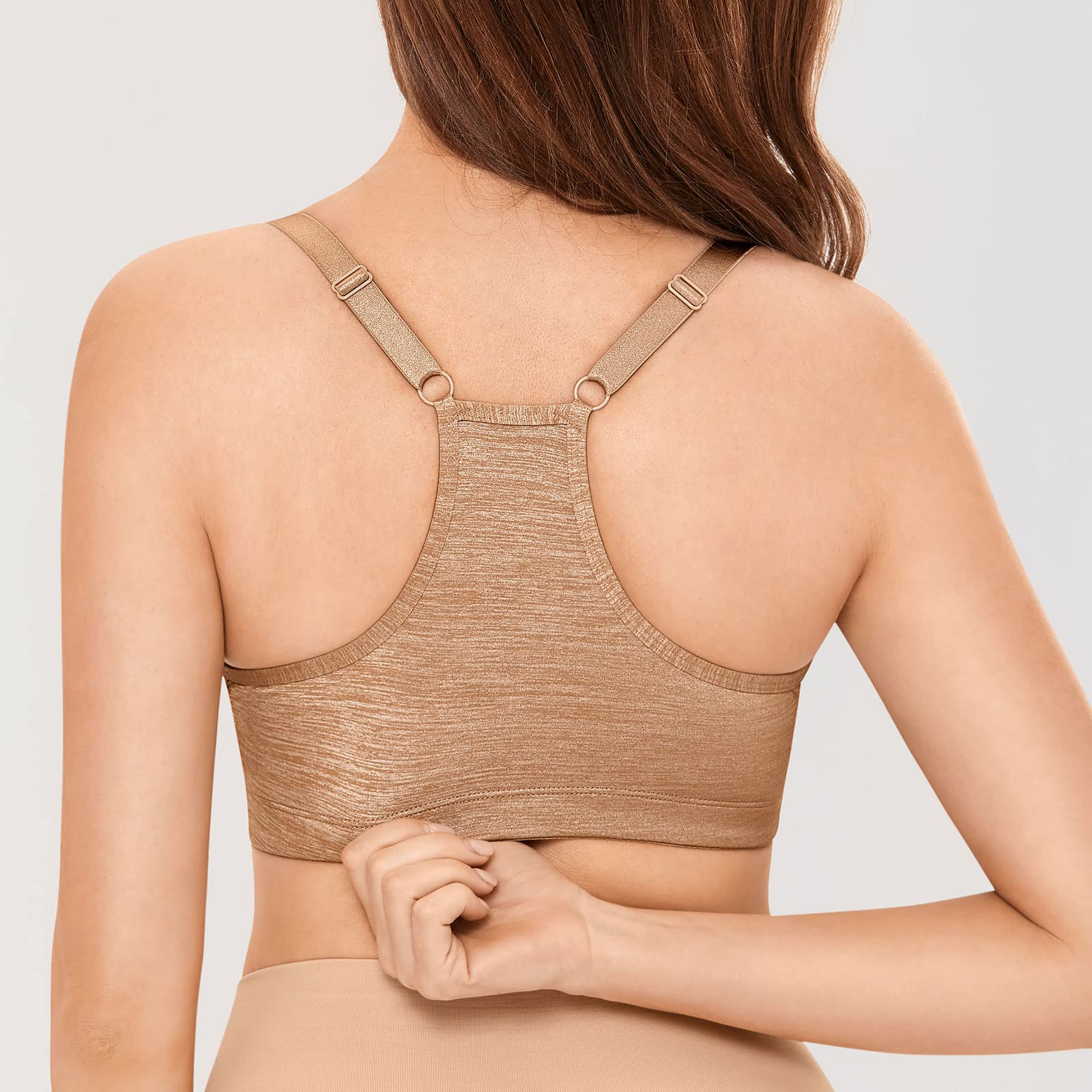 Gratlin Women's Wireless Nursing Bras - Comfortable Racerback Maternity Sports Bra for Breastfeeding & Pregnancy Support - Perfect for Yoga, Gym & Daily Wear