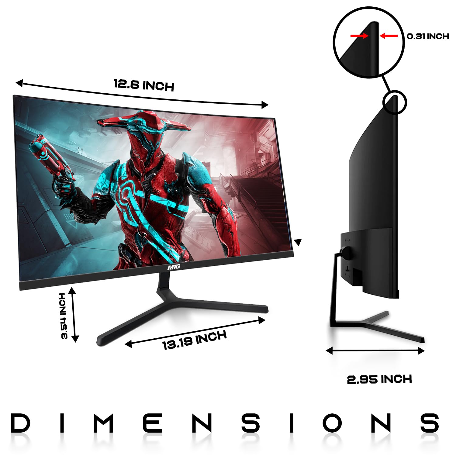 TechMagnet Cheetah 4 All-in-One Desktop Computer - Intel Core i3 4th Gen 2.9GHz, 8GB DDR3 RAM, 480GB SSD, 24