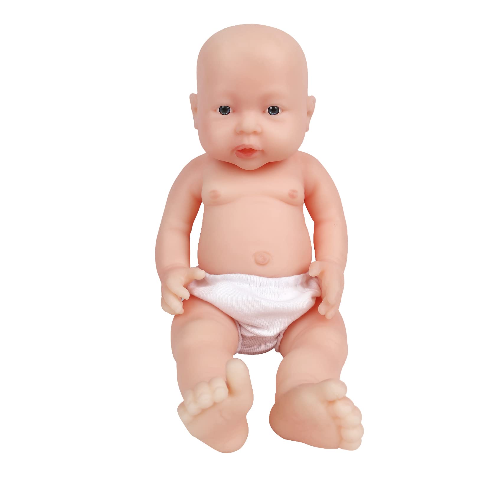 Vollence 16 Inch Realistic Full Body Silicone Reborn Baby Doll Boy - Ultra Lifelike Newborn Infant Doll for Collectors, Photography & Nursery Decor