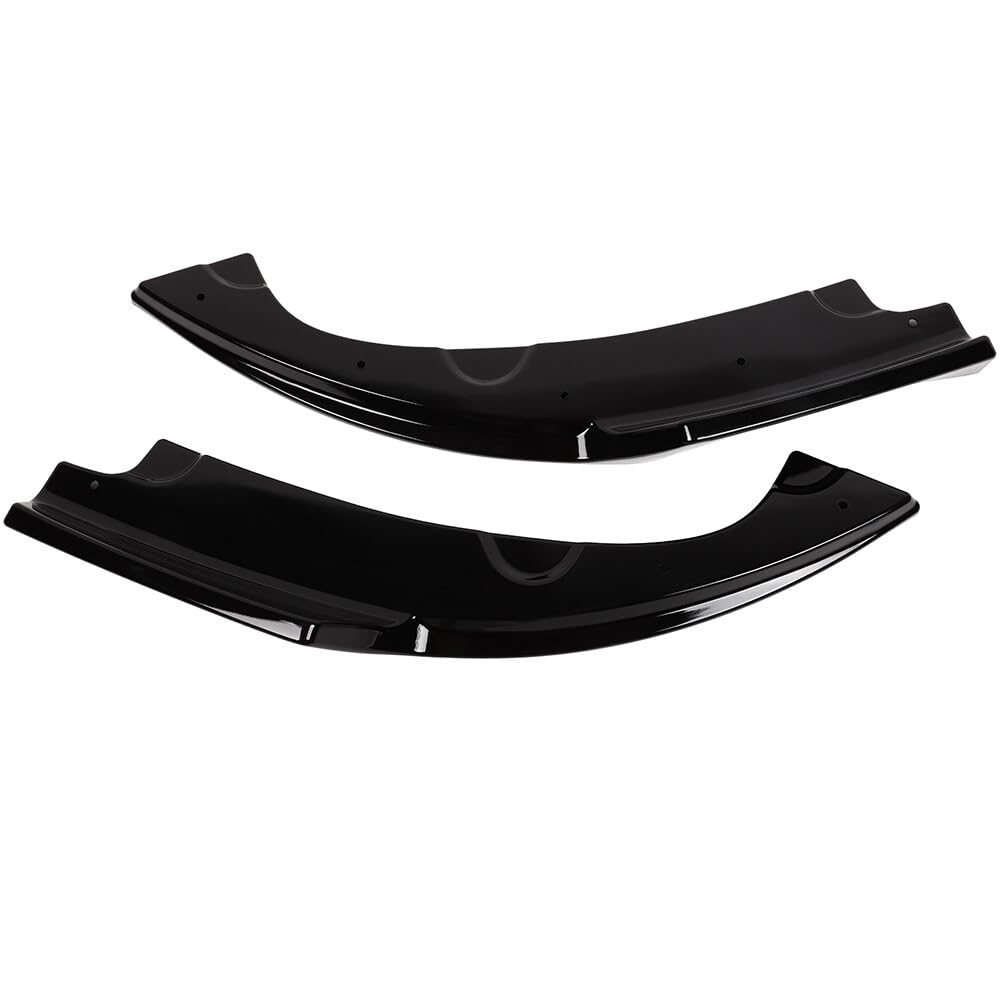 FINDAUTO PP Rear Bumper Lip Body Kit Spoiler for 2016-2019 Honda Civic Sedan - Lower Side Lip Canards Diffuser Splitter Apron Valence - Enhances Aerodynamics & Sporty Look for Street Racing & Car Shows