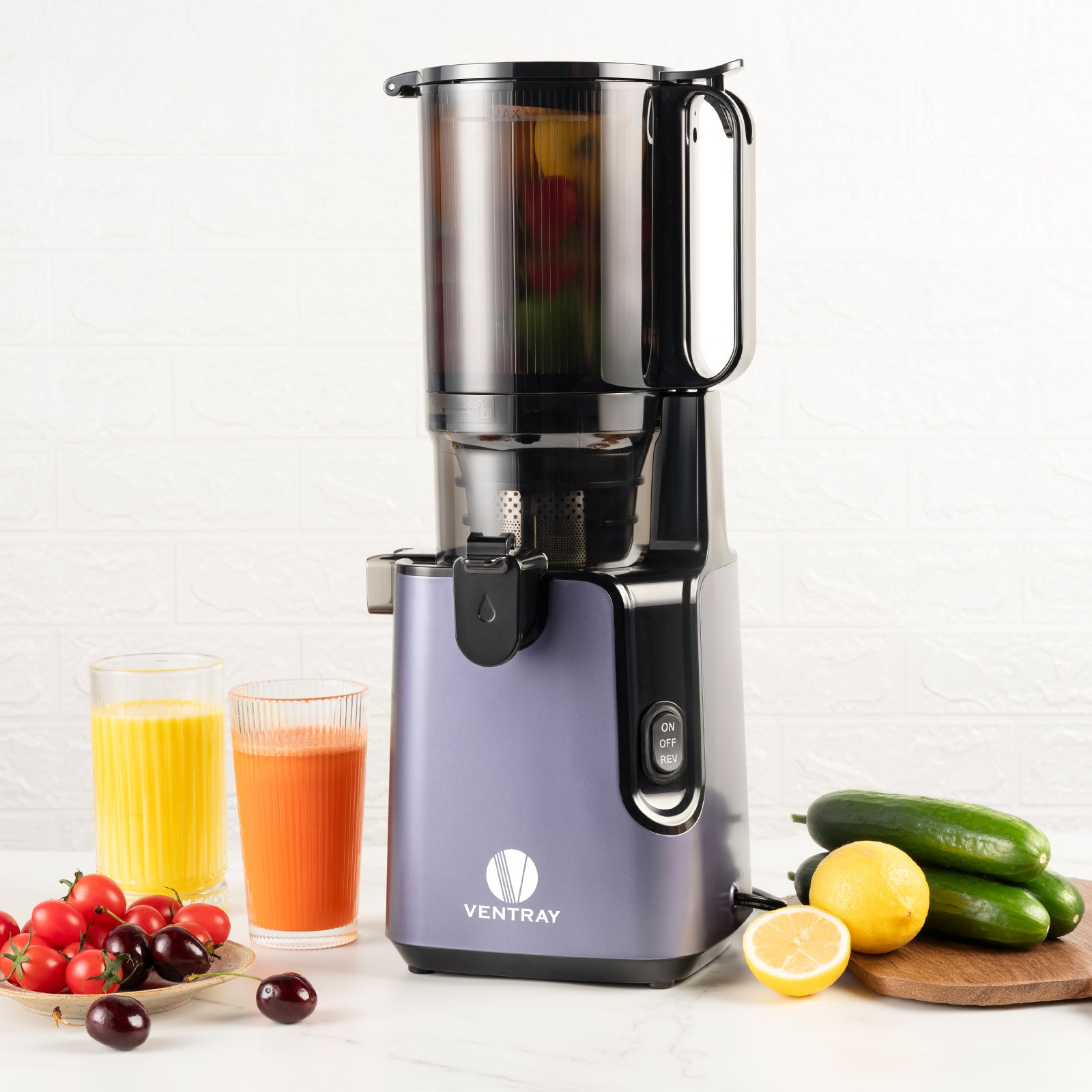 Premium 905 Cold Press Juicer - Slow Masticating Juicer for Fruits & Vegetables - High Nutrient Extraction - Perfect for Healthy Juices, Detox Drinks & Smoothies - Home & Commercial Use