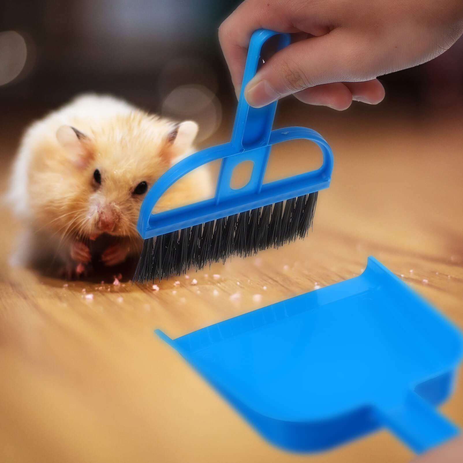 Mini Broom & Dustpan Set - 3 Pack Handheld Cleaning Tools for Kids & Home