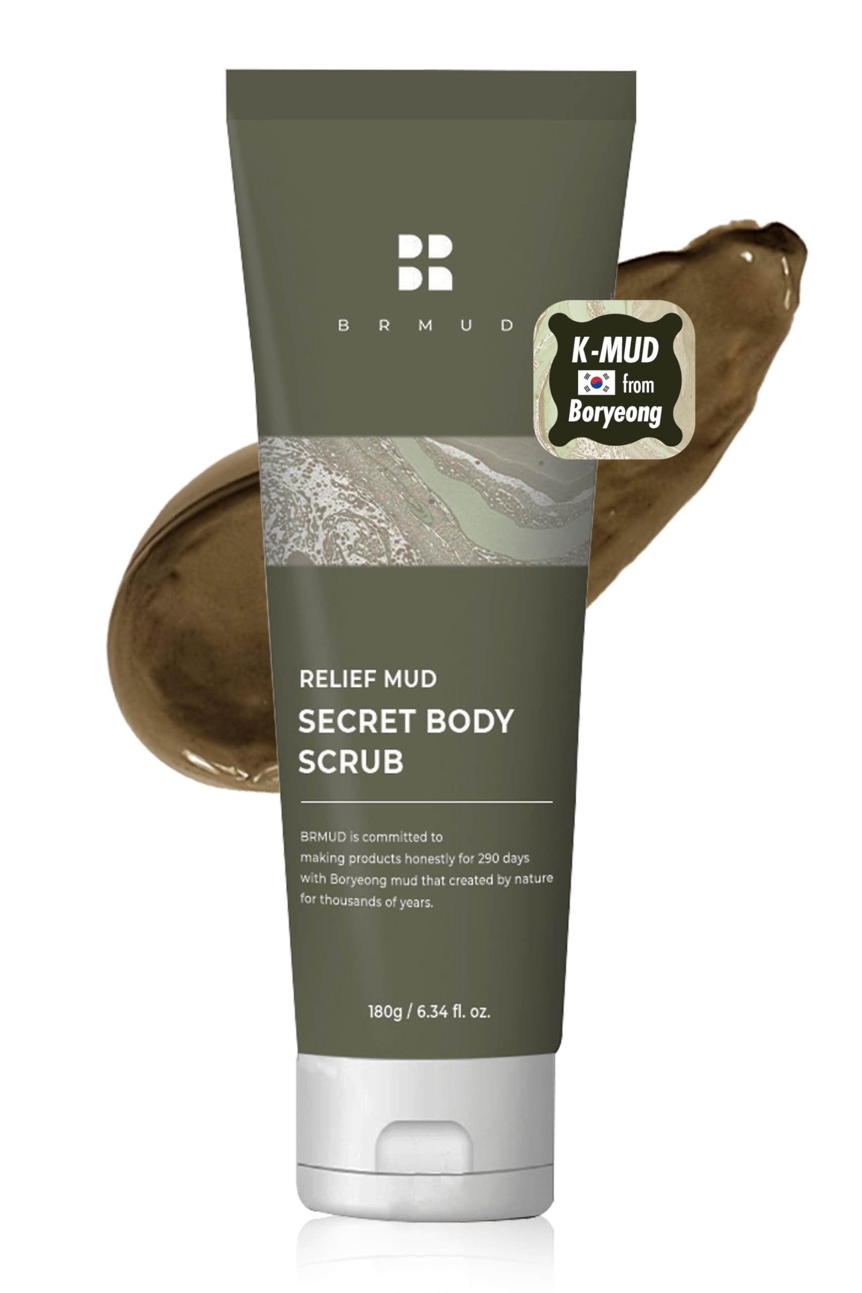 Korean Brown Sugar Body Scrub - Exfoliating Body Wash for Ingrown Hair & Razor Bumps Relief | Sensitive Skin Care After Waxing & Shaving | Feminine Wash for Smooth Skin (6.34 fl oz) | Perfect for Post-Hair Removal Care & Daily Body Exfoliation