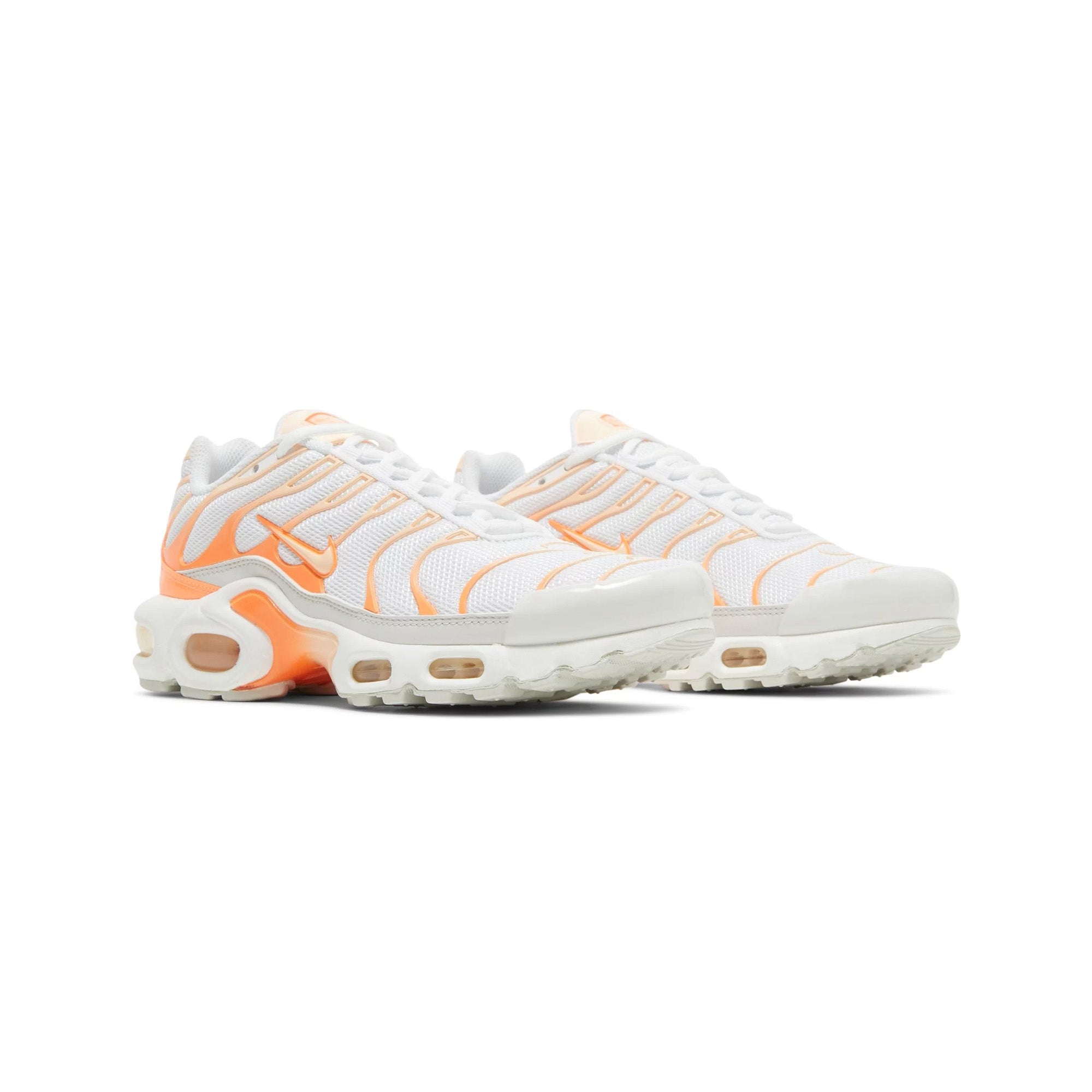 Nike Air Max TN Plus 'White Orange' Women's Running Shoes - Lightweight Cushioned Sneakers for Jogging, Gym & Casual Wear