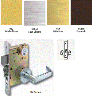 Arrow BM01 Passage Mortise Lever Lock - Durable & Secure Interior Door Lock for Homes & Offices - Perfect for Bedrooms, Bathrooms & Closets