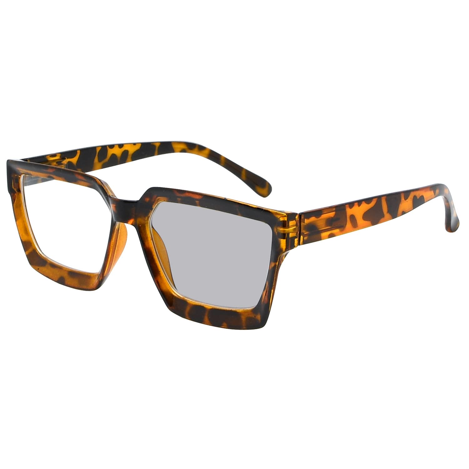 Eyekepper Photochromic Reading Glasses for Women - Tortoise Frame +2.50 Strength - Light Adaptive Lenses for Indoor/Outdoor Use - Perfect for Reading, Driving & Daily Activities