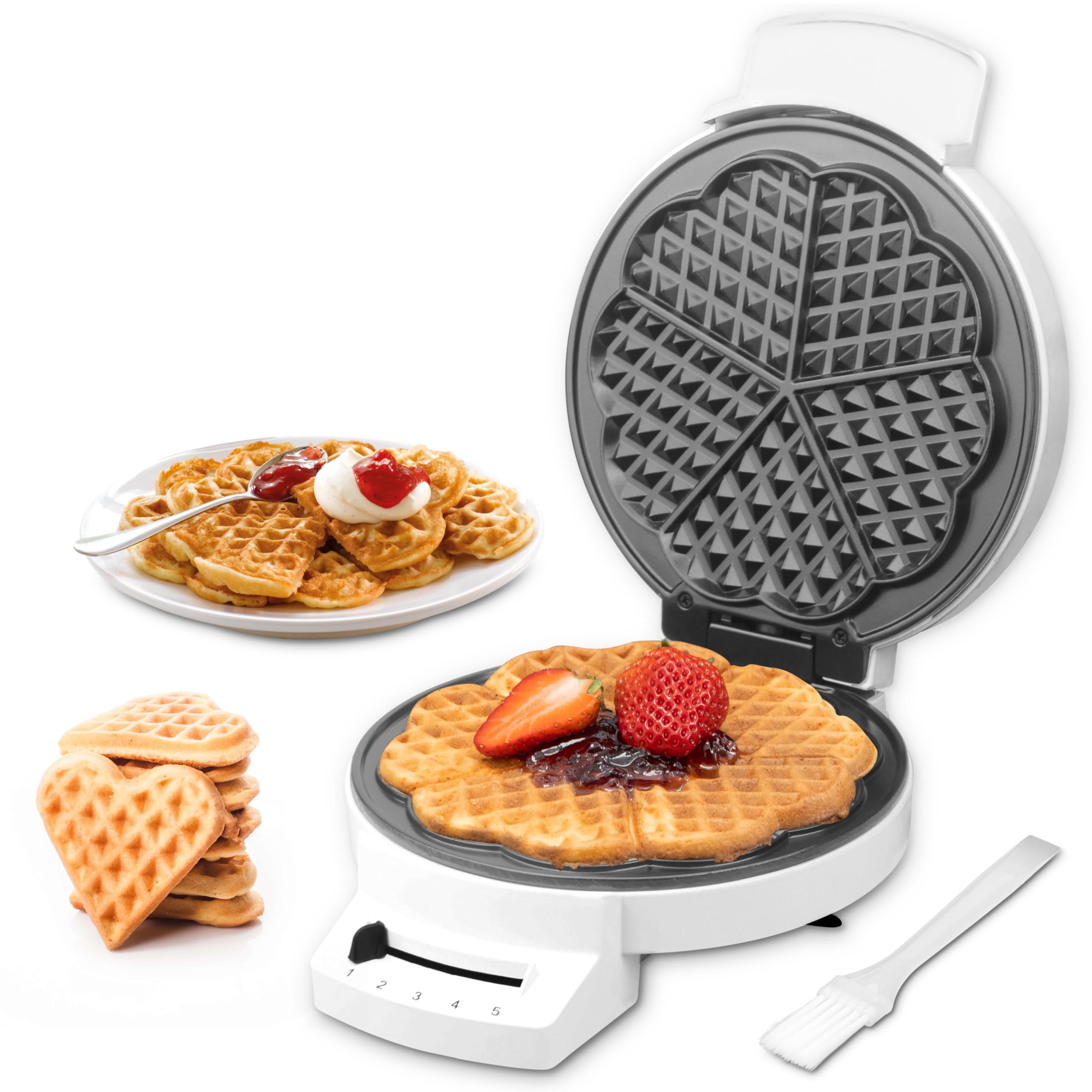 Mini Heart Shaped Waffle Maker - 7